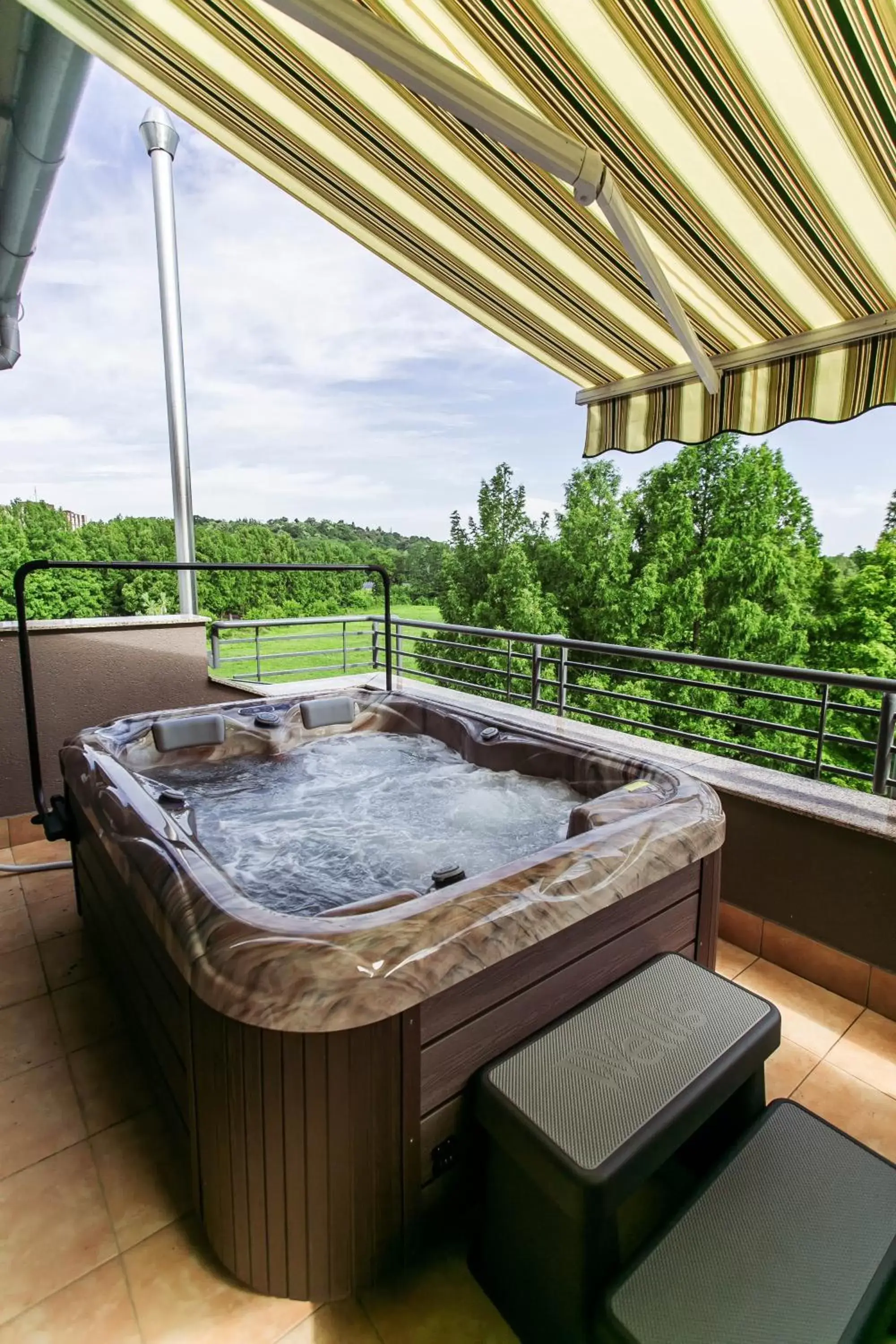 Hot Tub in Lotus Therme Hotel & Spa