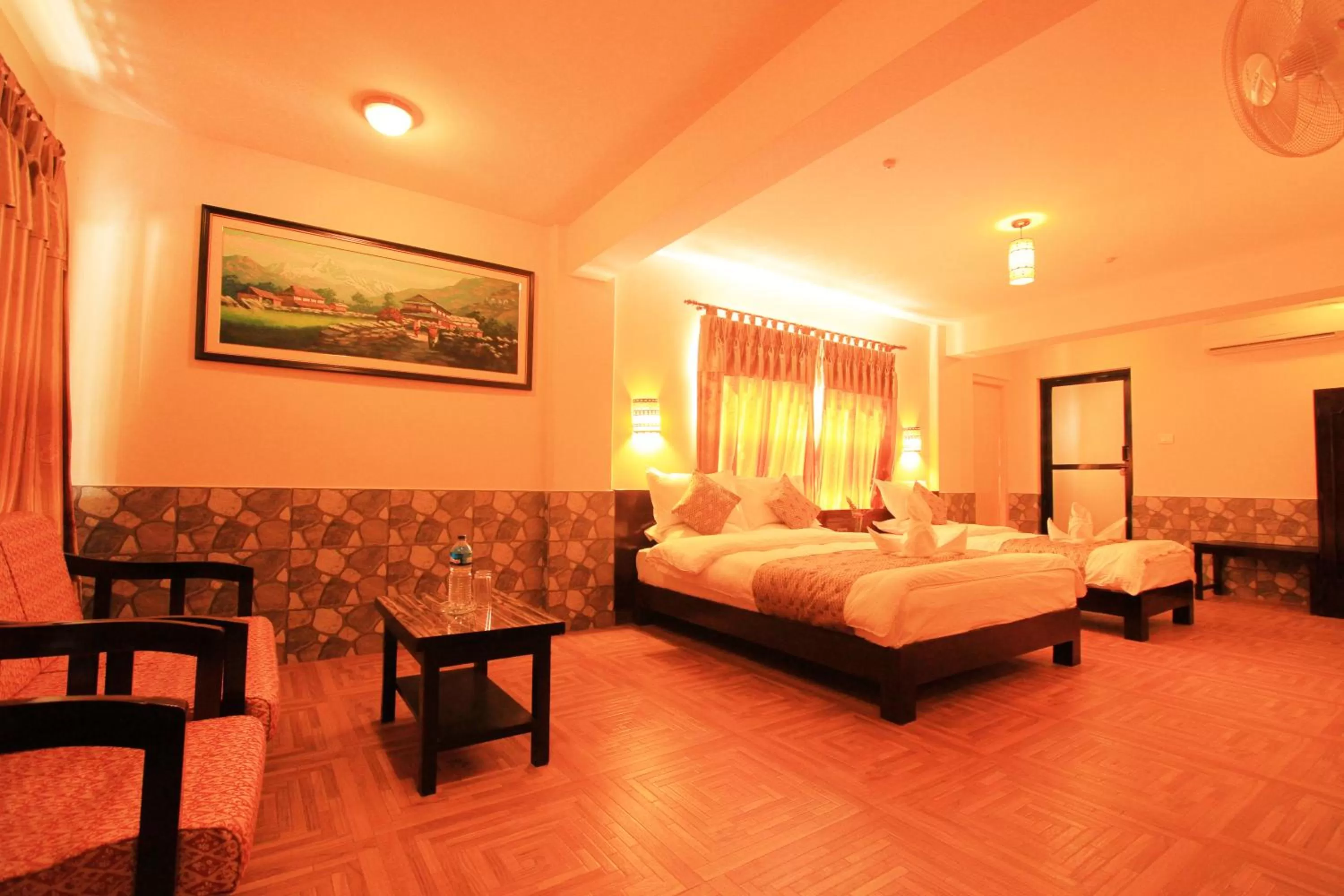 Decorative detail, Bed in Hotel Splendid View