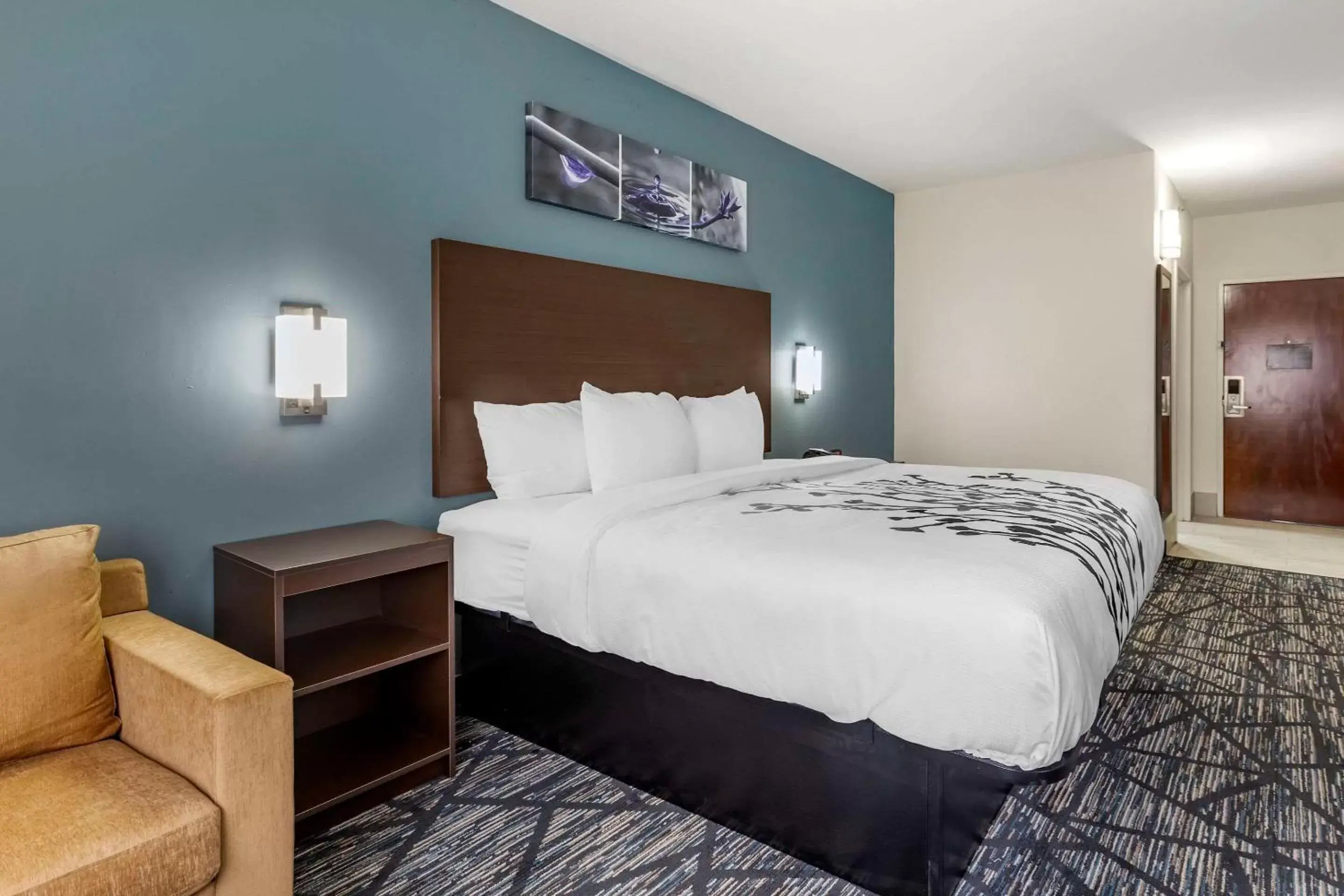 Bedroom, Bed in Sleep Inn & Suites