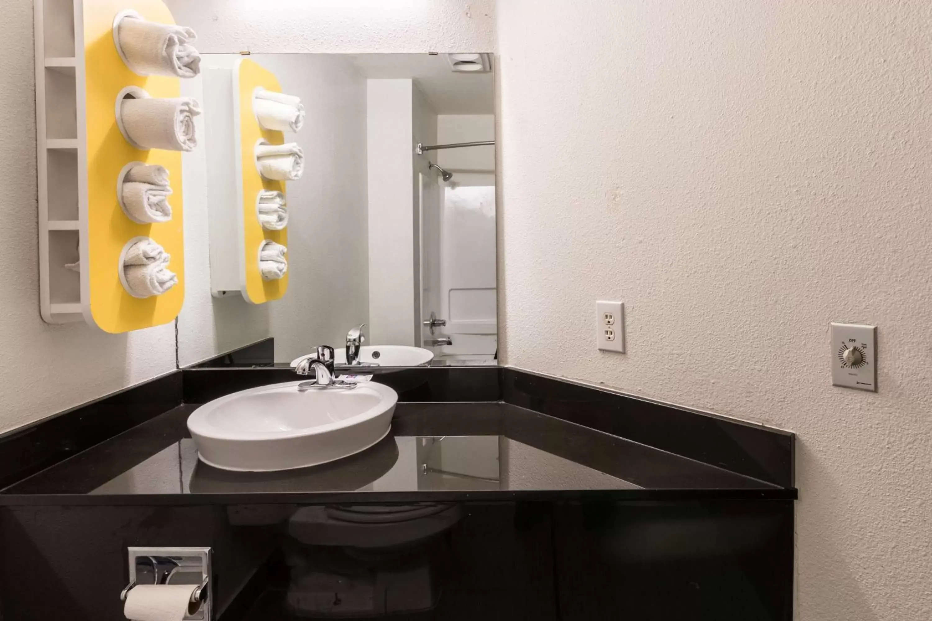 Bathroom in Motel 6-North Richland Hills, TX - NE Fort Worth