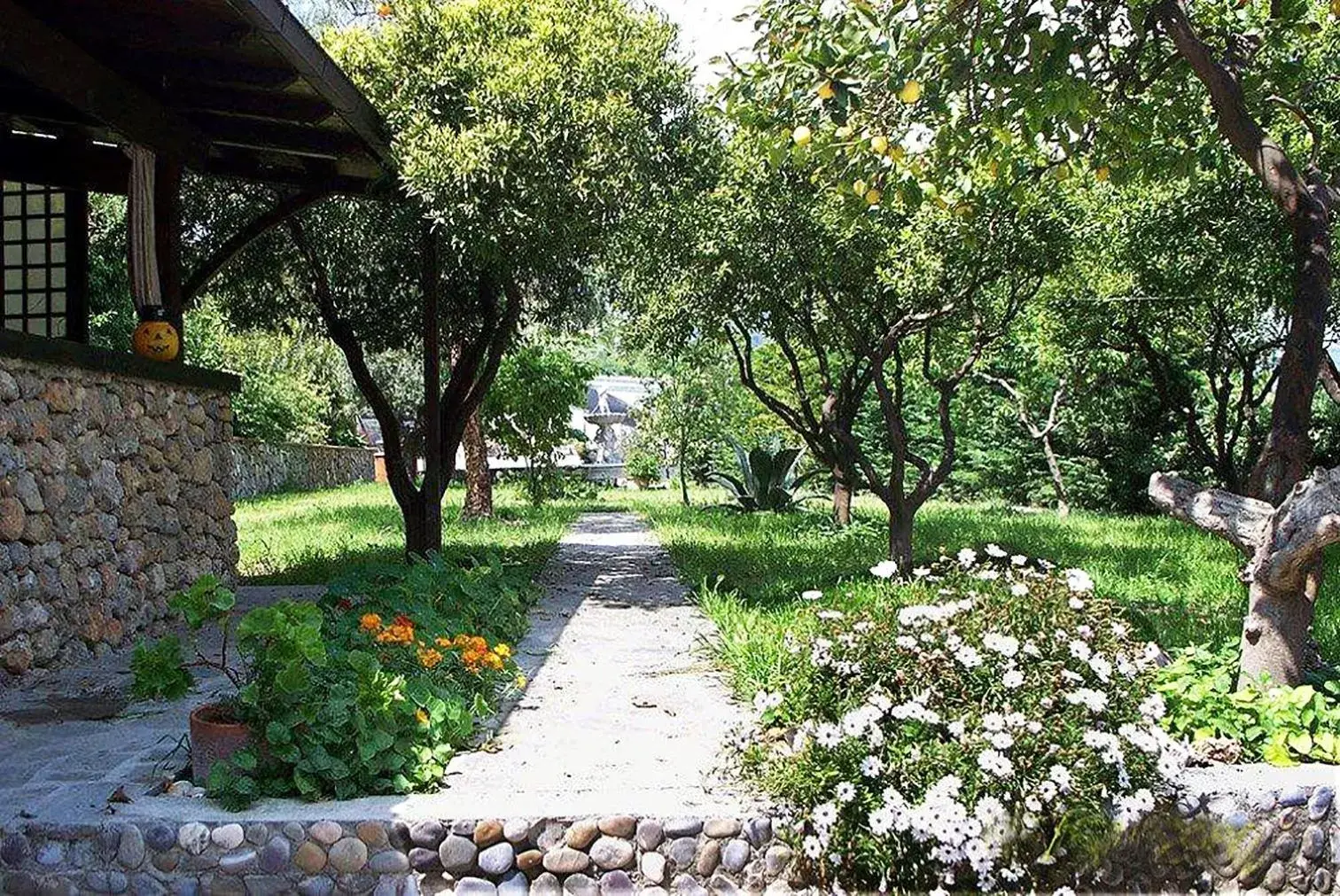 Garden in La tana del tasso Ventimiglia