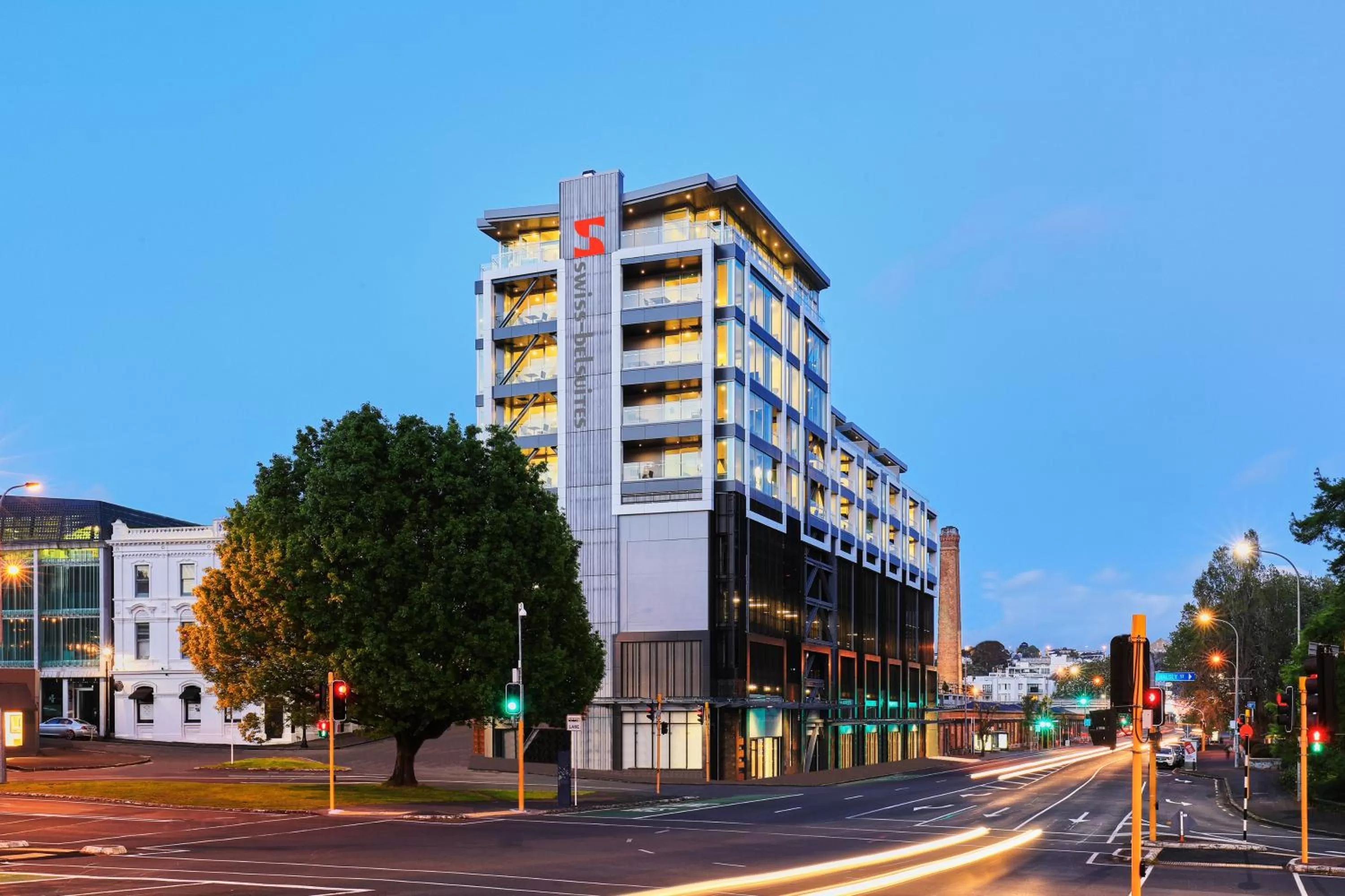 Property building in Swiss-Belsuites Victoria Park Auckland