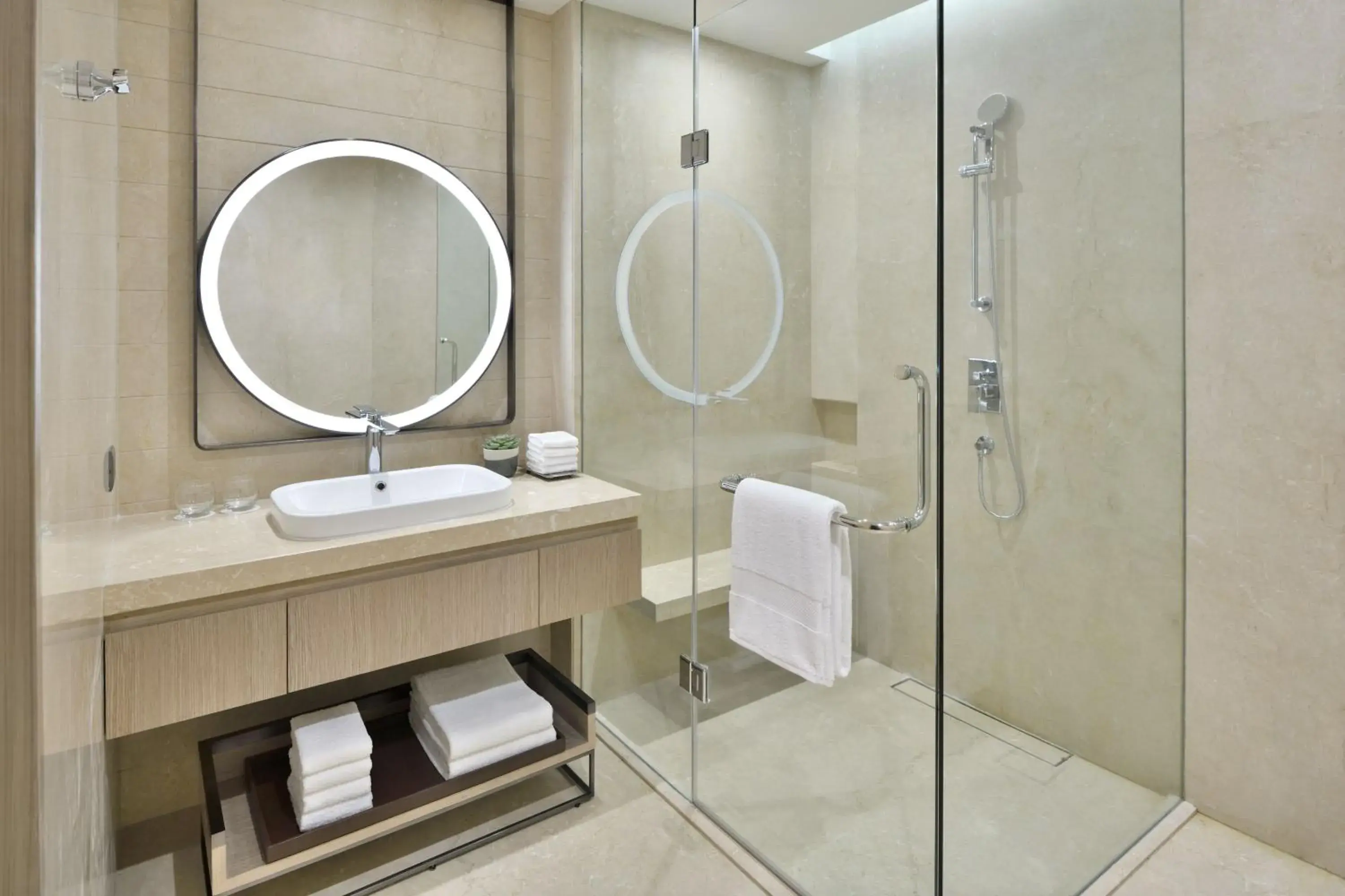 Bathroom in Marriott Executive Apartments Navi Mumbai
