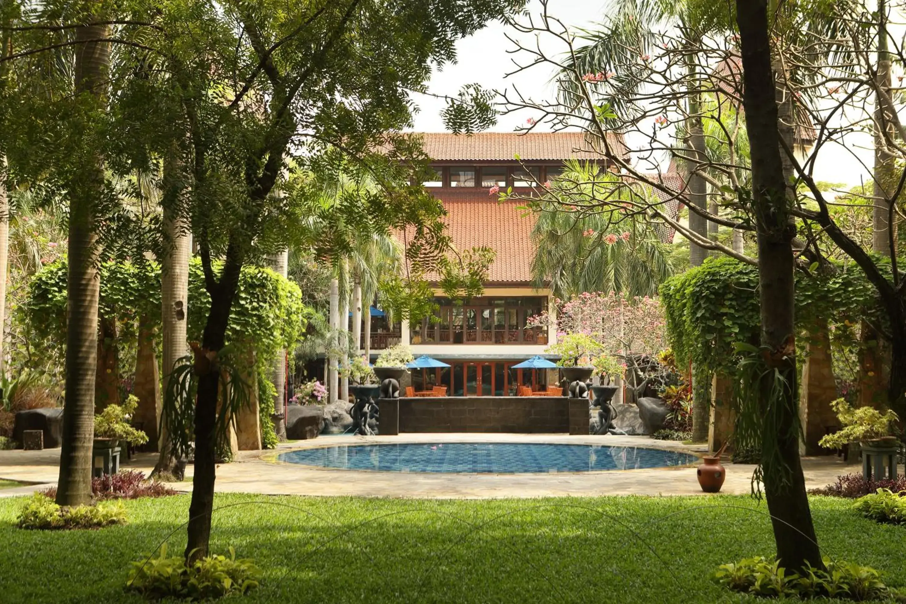 Facade/entrance, Swimming Pool in Novotel Surabaya Hotel