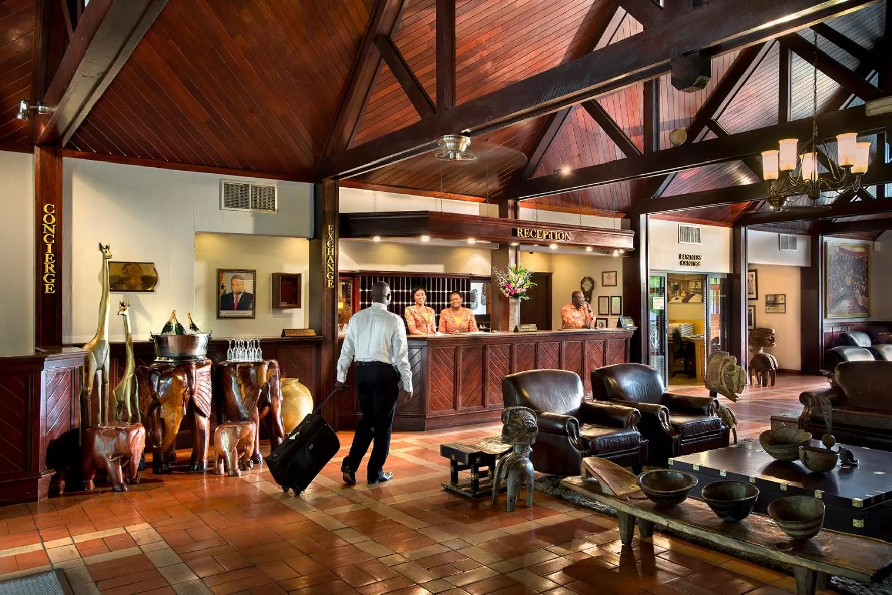 Lobby or reception in Labadi Beach Hotel