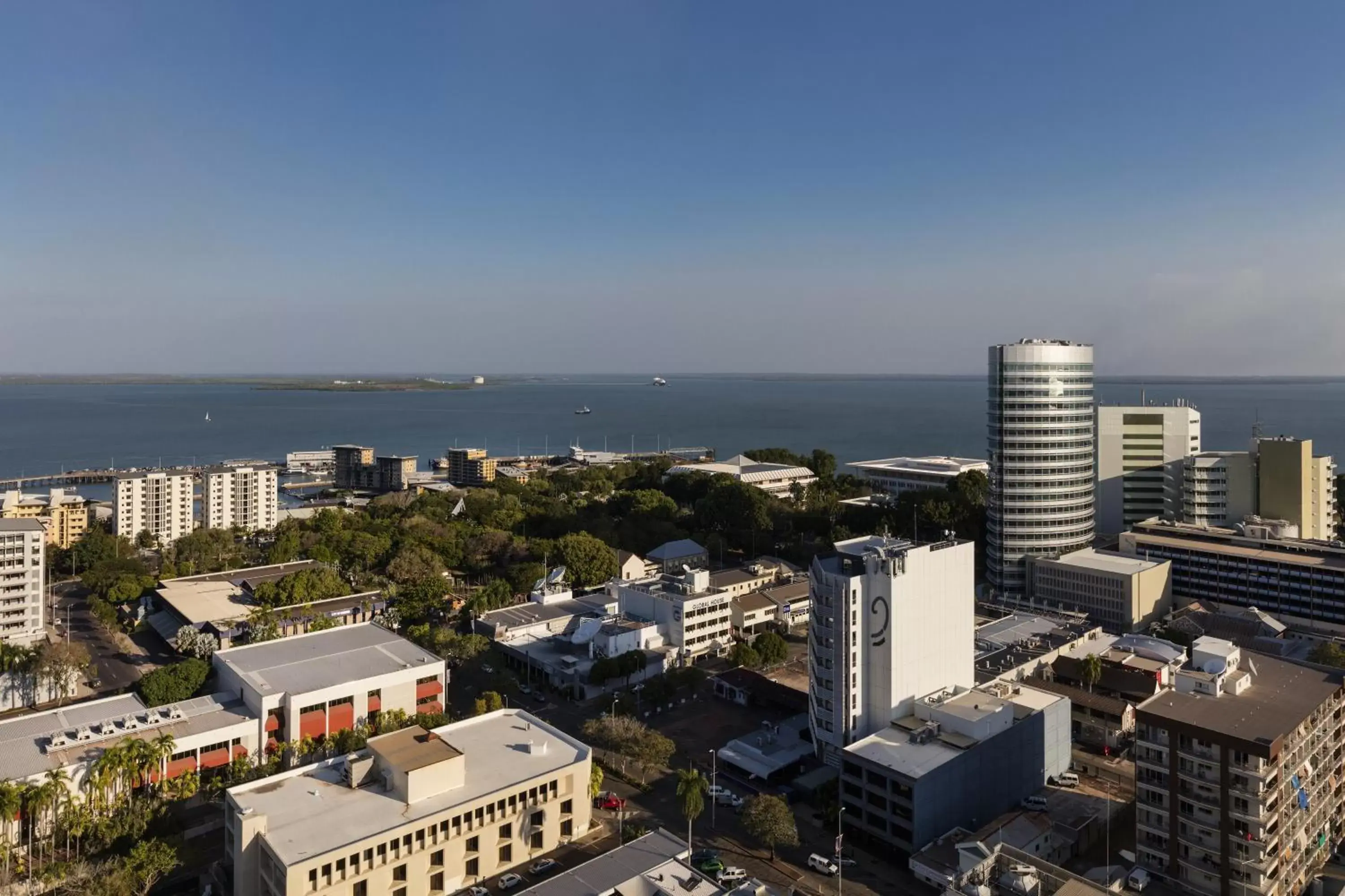 Sea view, Bird's-eye View in Oaks Darwin Elan Hotel