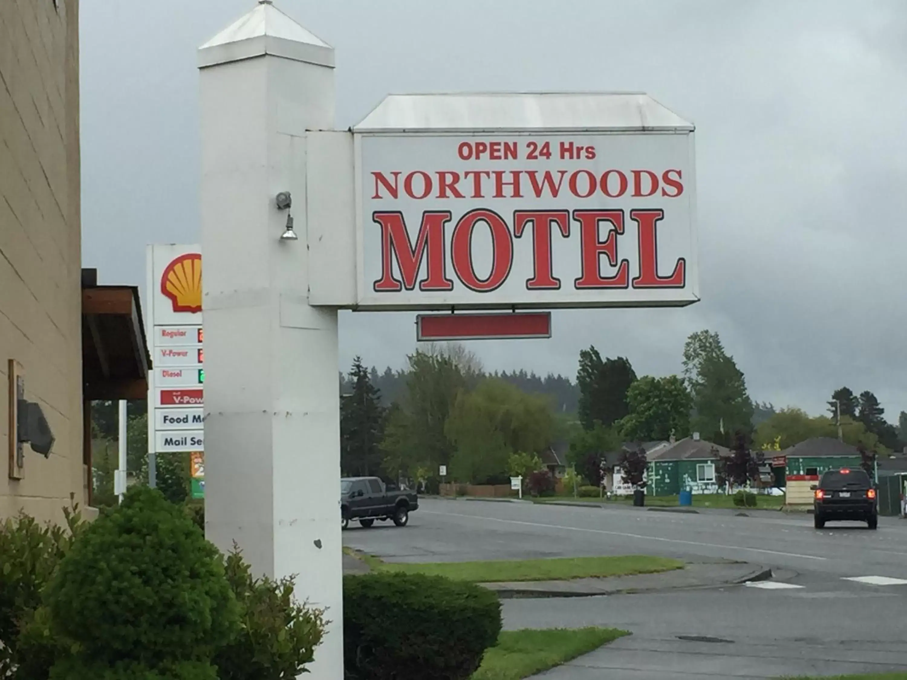Lobby or reception, Property Building in Northwoods Motel