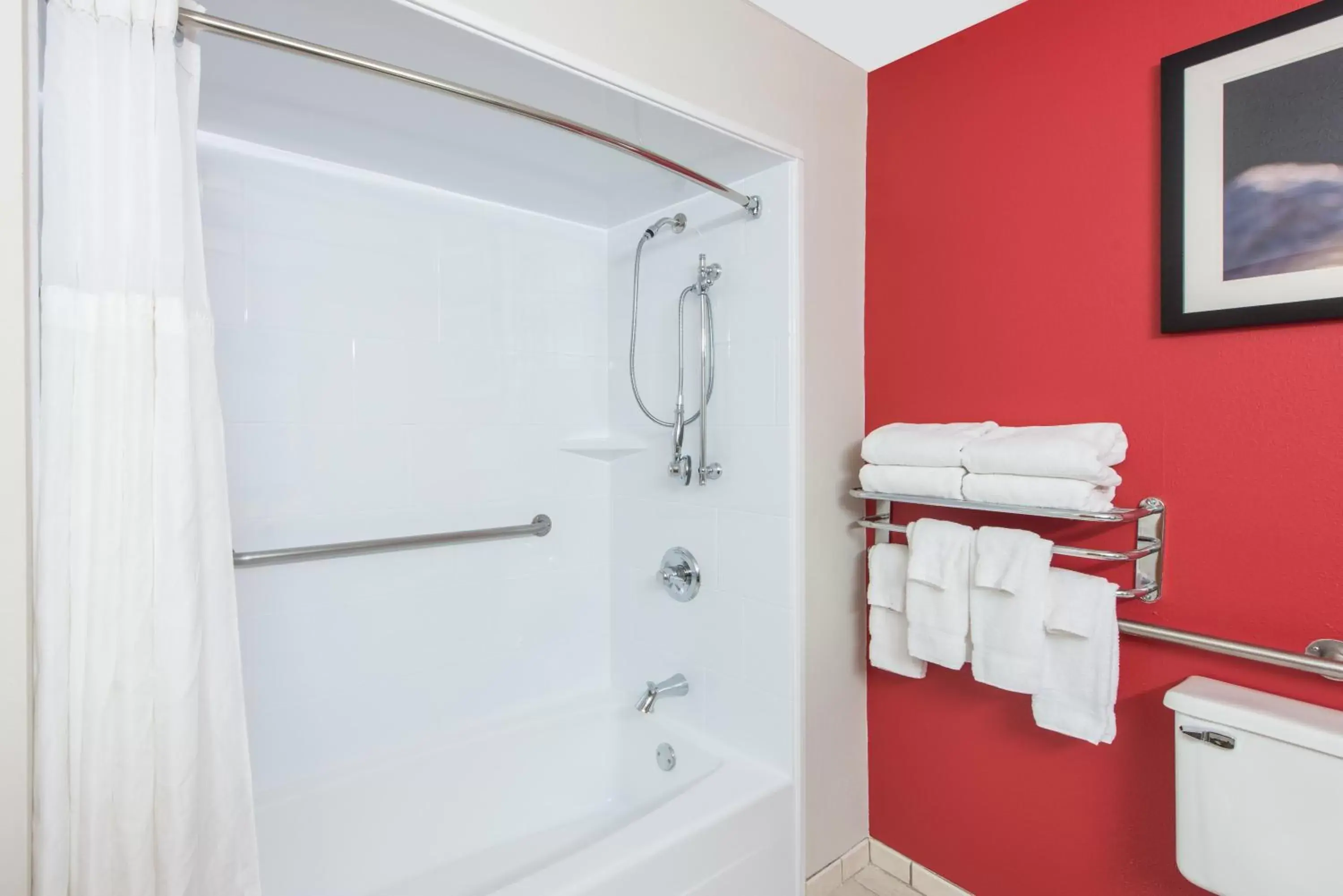 Shower, Bathroom in Ramada by Wyndham Springfield North