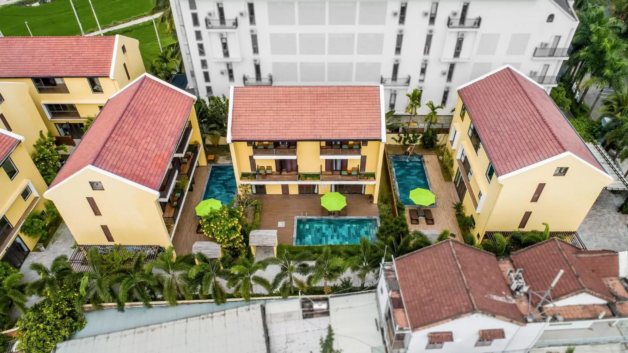 View (from property/room), Bird's-eye View in Palm Village Hoian - STAY 24H