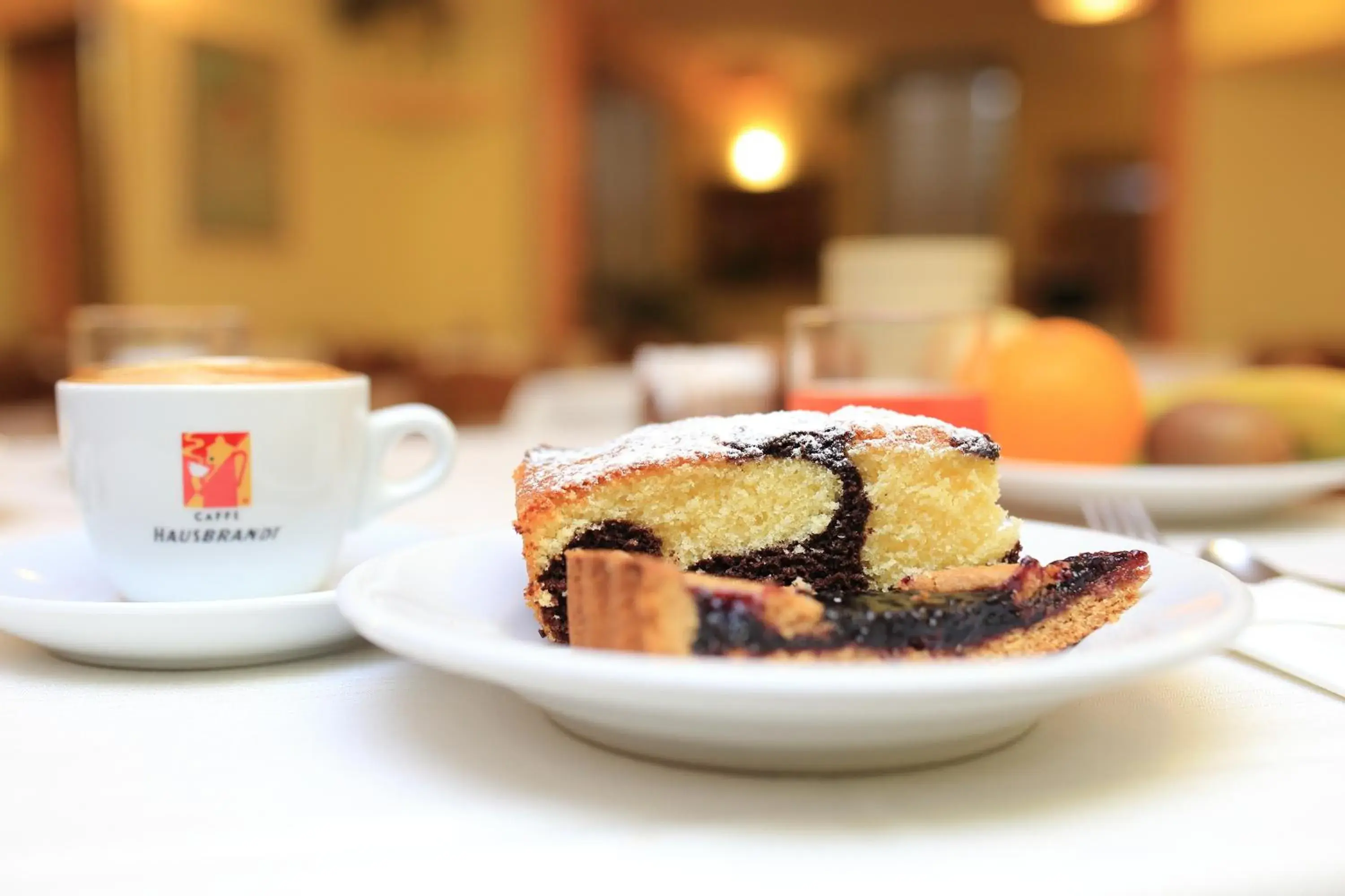 Continental breakfast in Hotel Villa Piras