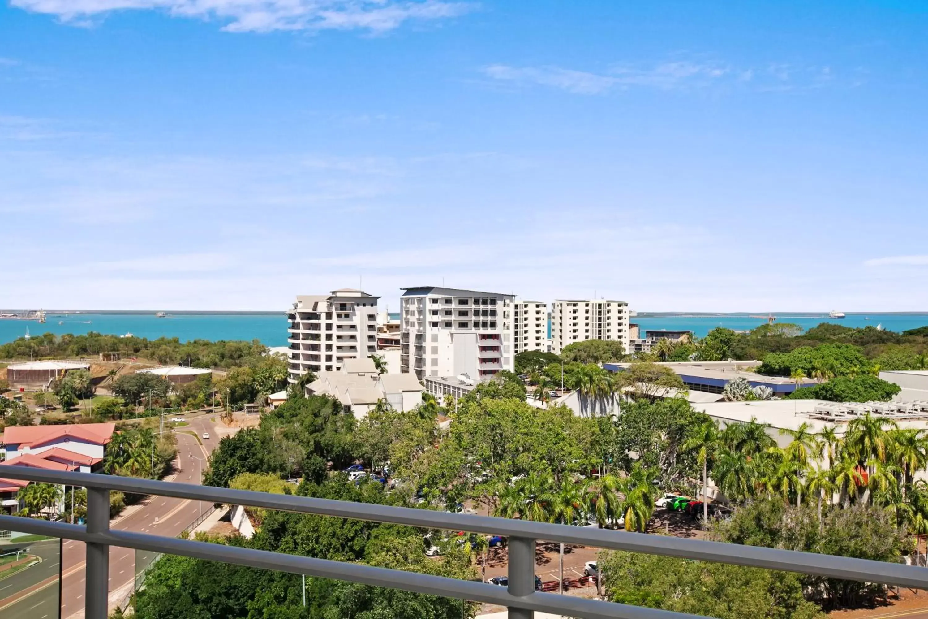 City view in Argus Apartments Darwin