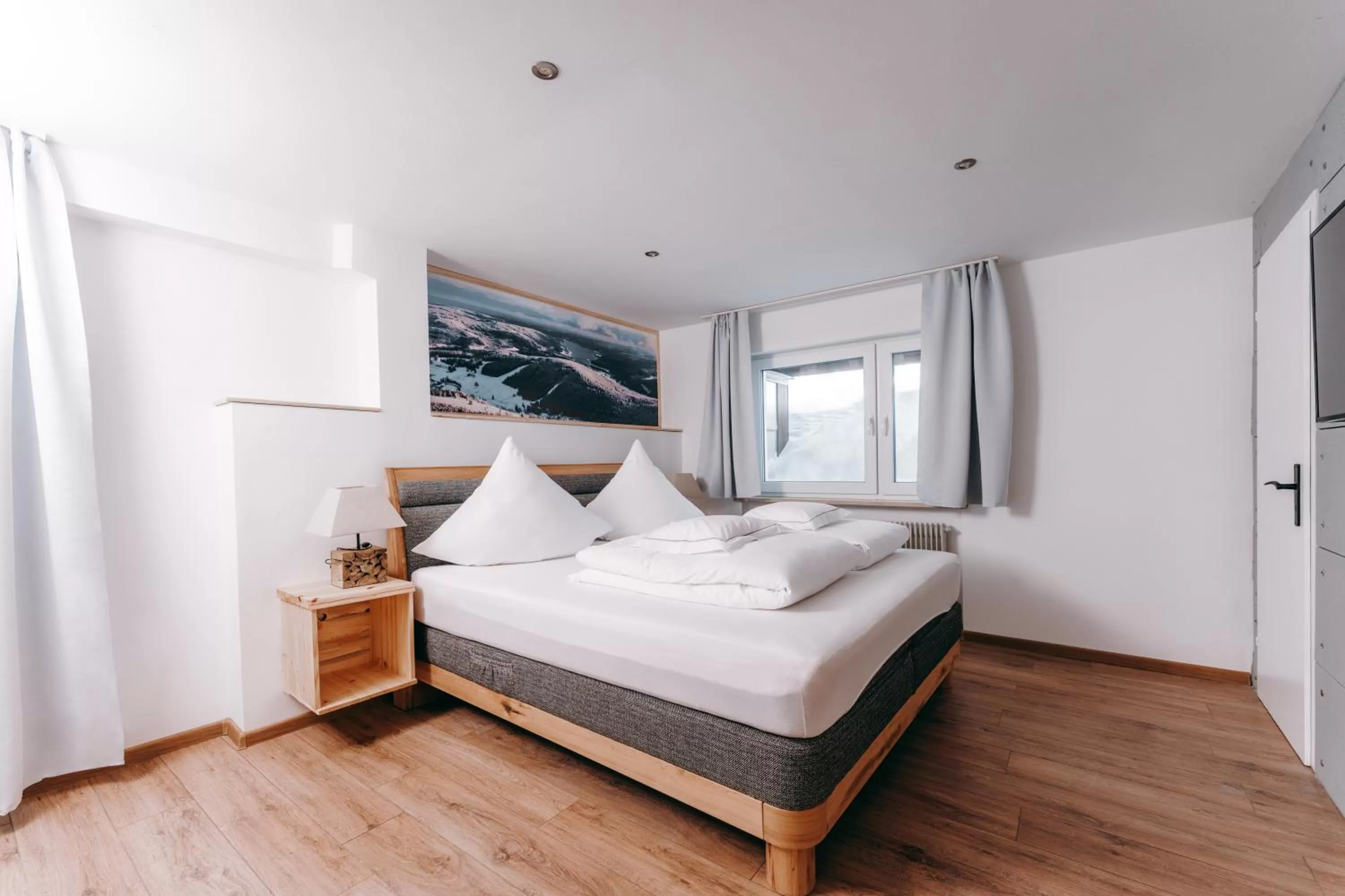 Bed in Black Forest Dream Apartments