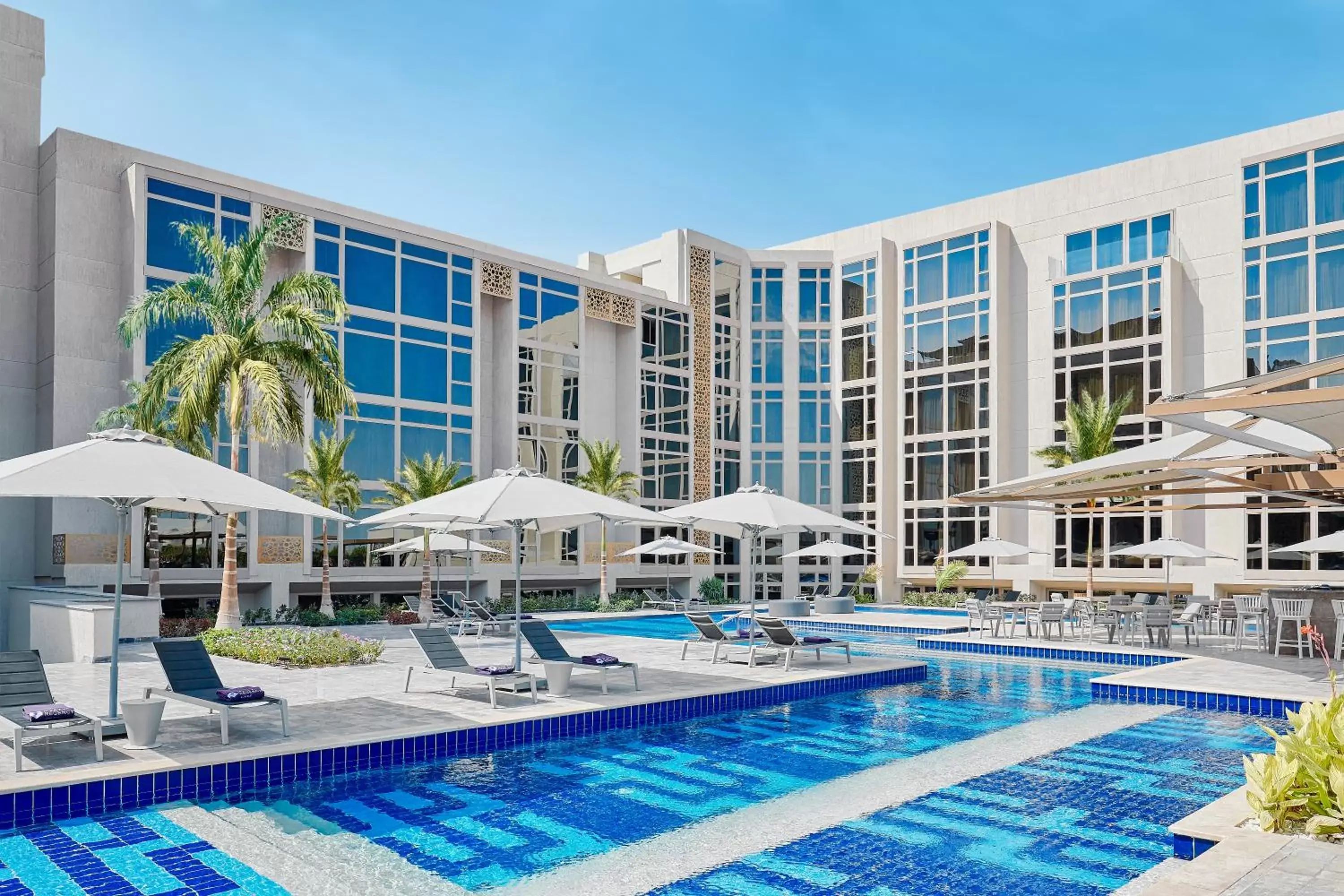 Swimming pool in Hyatt Regency Cairo West Swimming pool in Hyatt Regency Cairo West