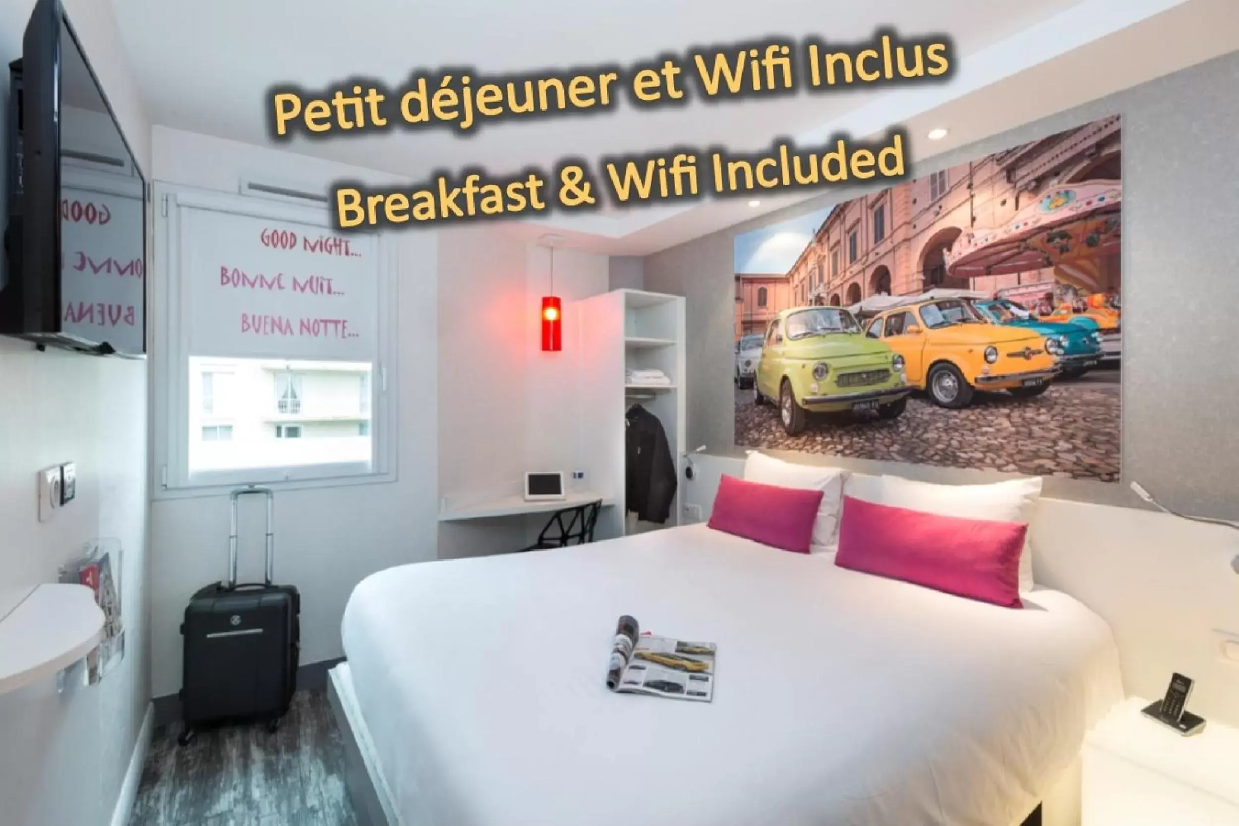 Bed in ibis Styles Blois Centre Gare