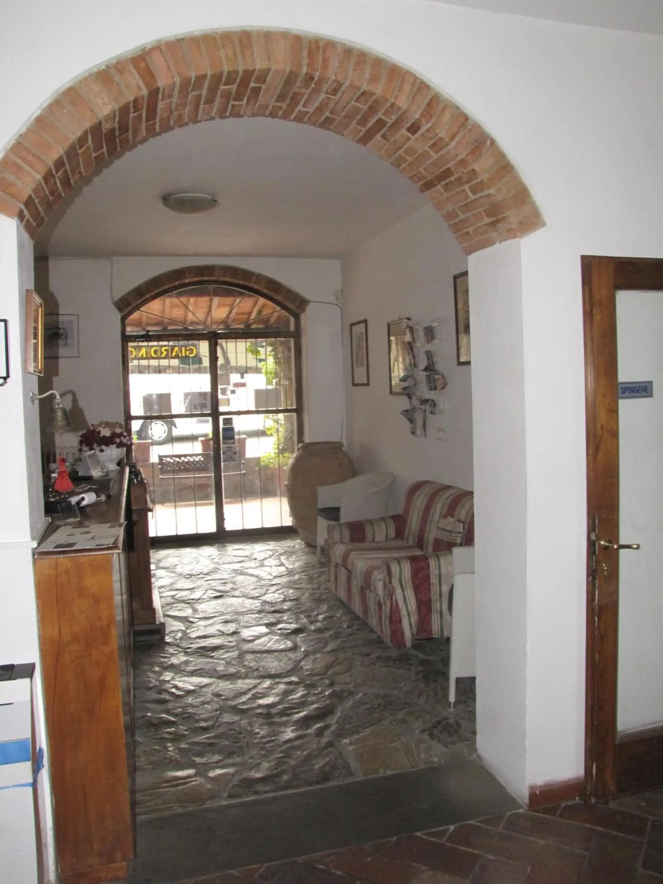 Lobby or reception in Residence Casprini da Omero Lobby or reception in Residence Casprini da Omero