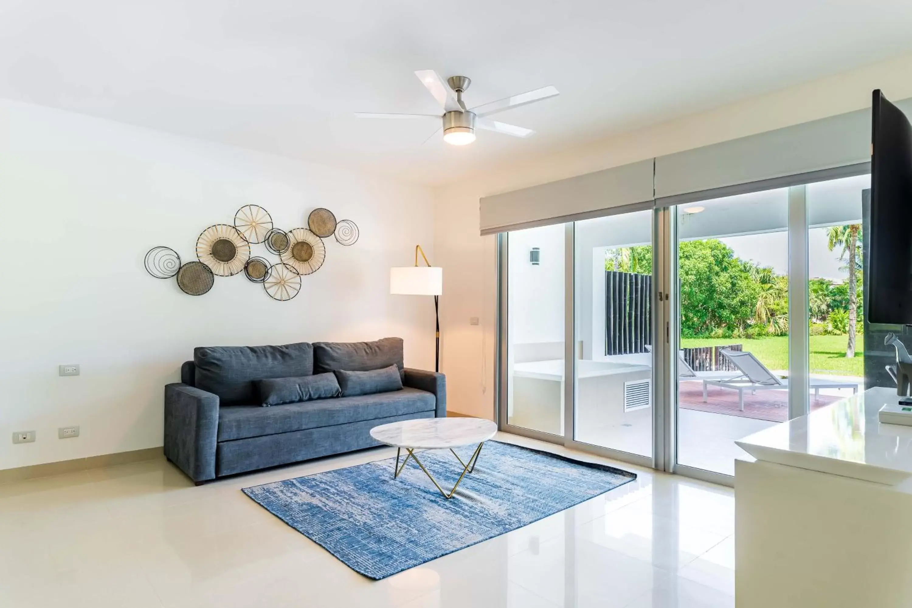 Seating Area in Mareazul Beach Front Condos At playa del Carmen