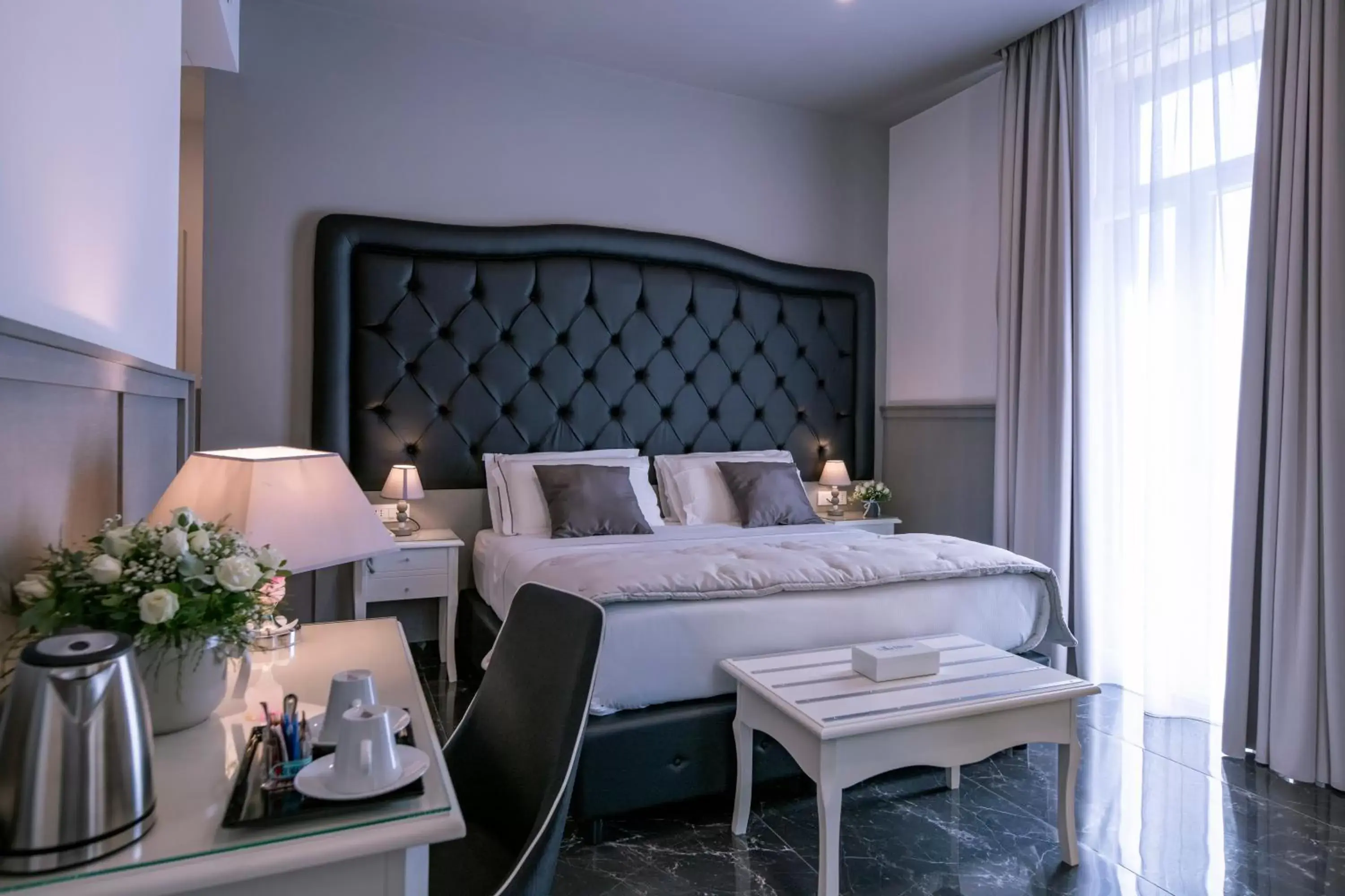 Bedroom, Bed in Villa Elisio Hotel & Spa