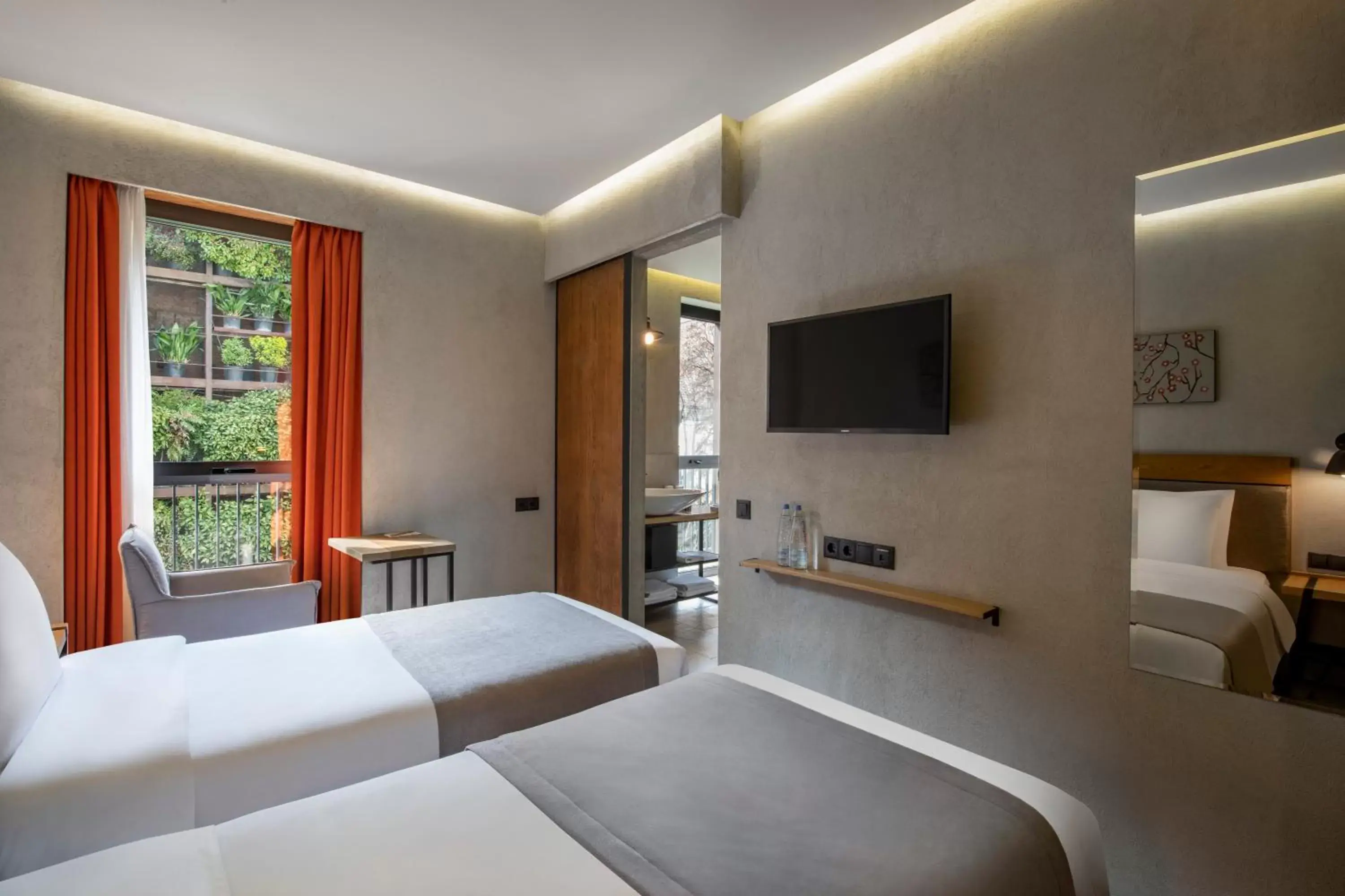 Bed in IOTA Hotel Tbilisi