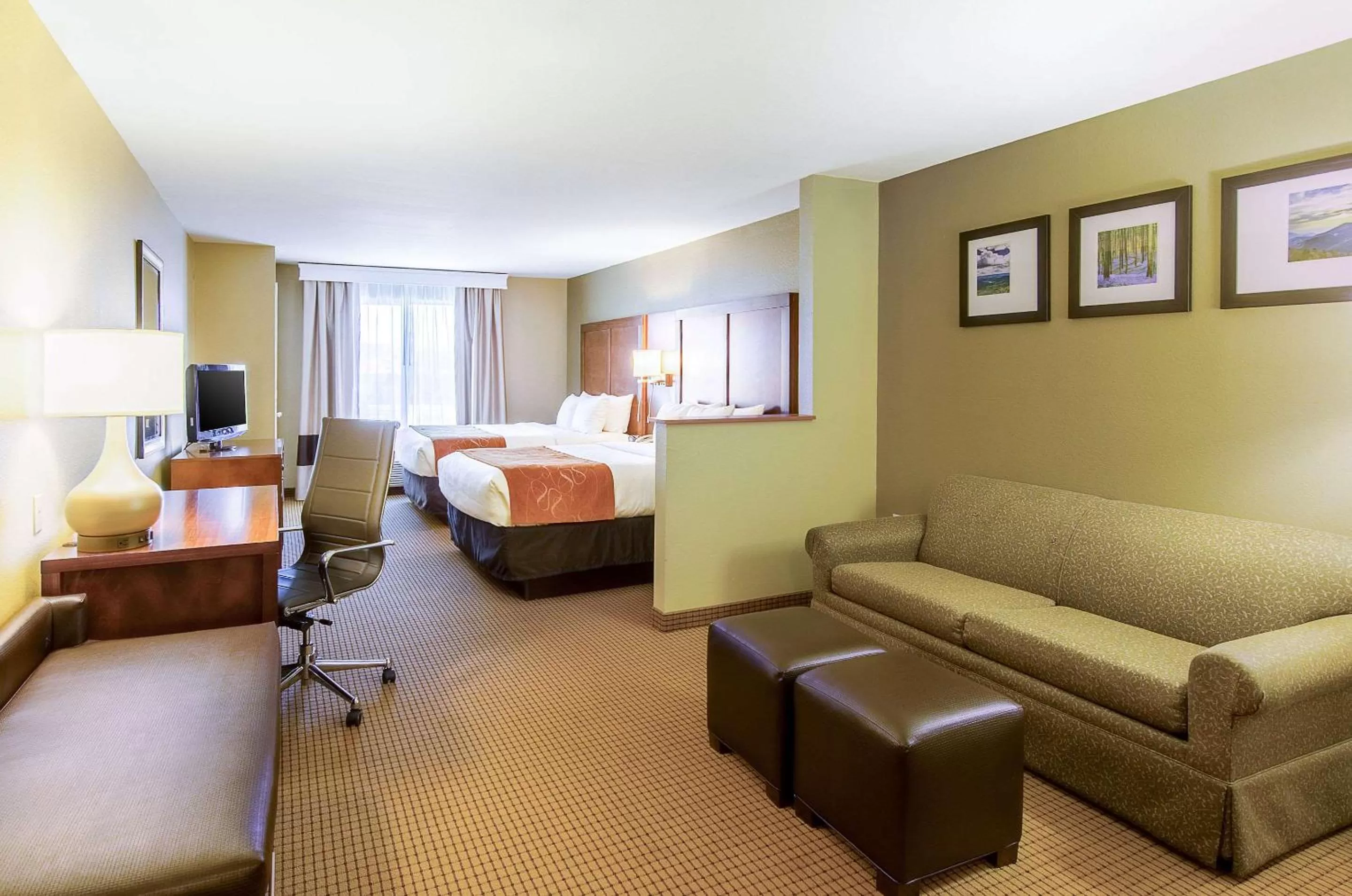 Photo of the whole room, Bed in Comfort Suites Wytheville near Conference Center
