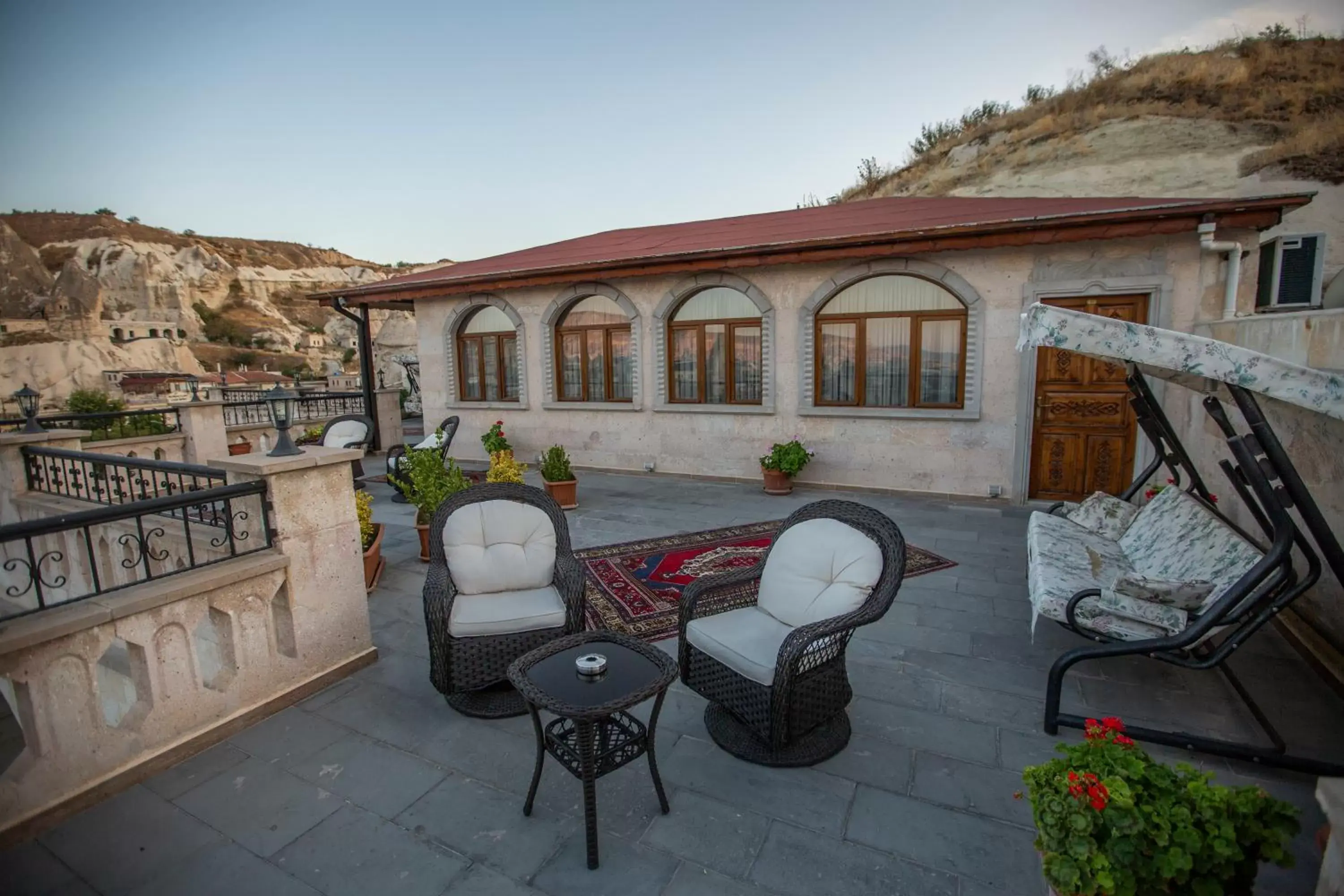 Balcony/Terrace in Stone House Cave Hotel