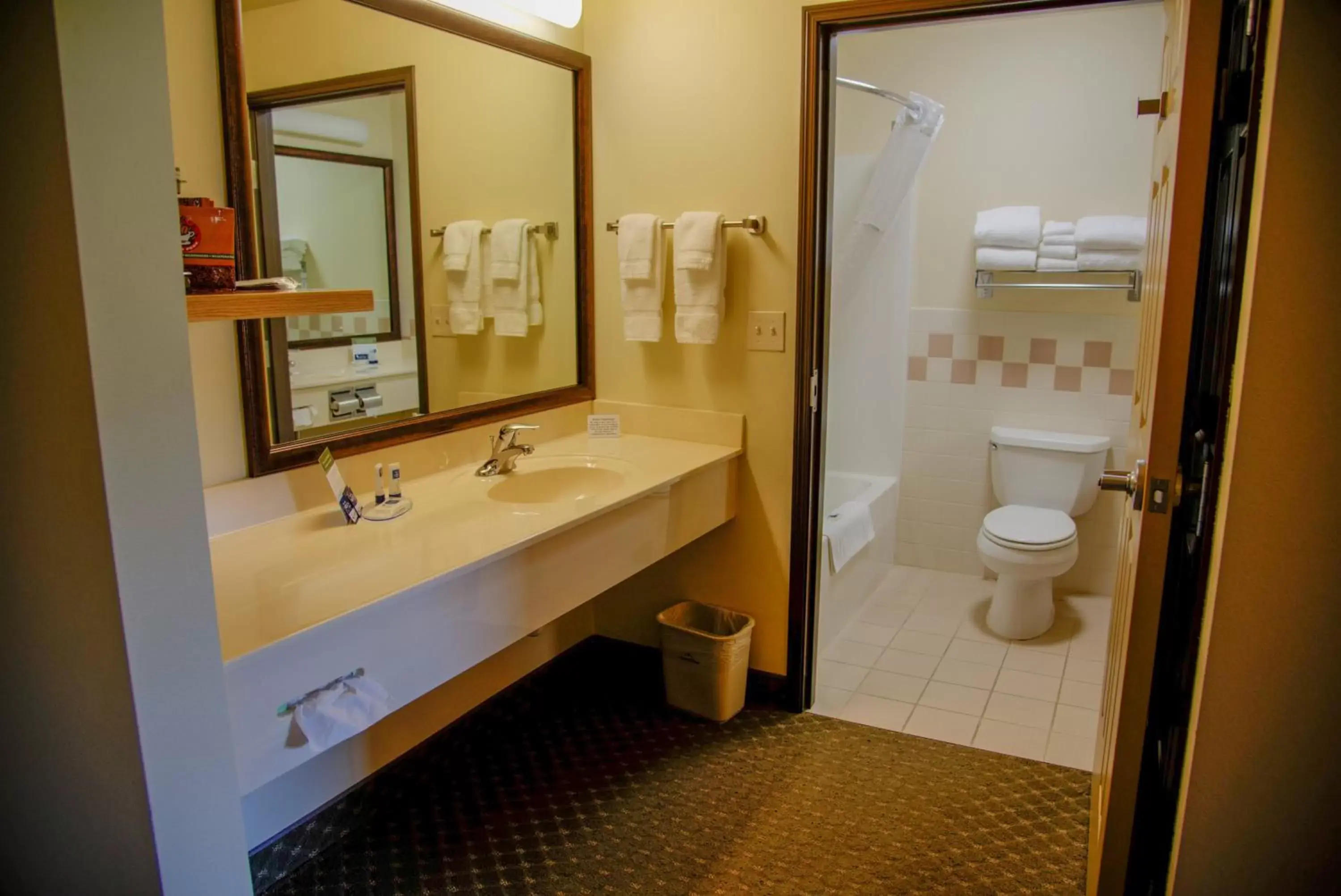 Toilet, Bathroom in AmericInn by Wyndham Havre