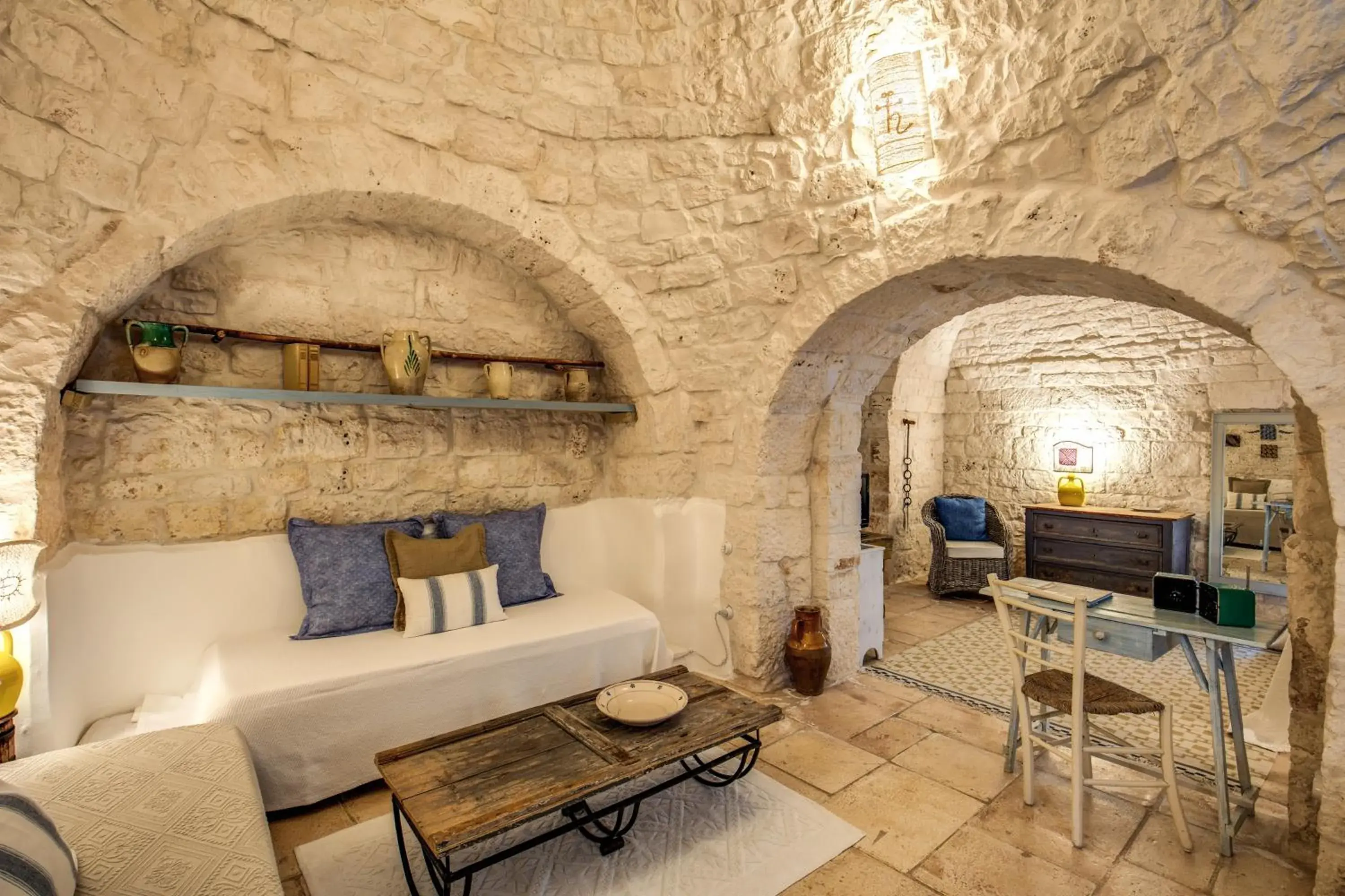 Seating Area in Masseria Cervarolo