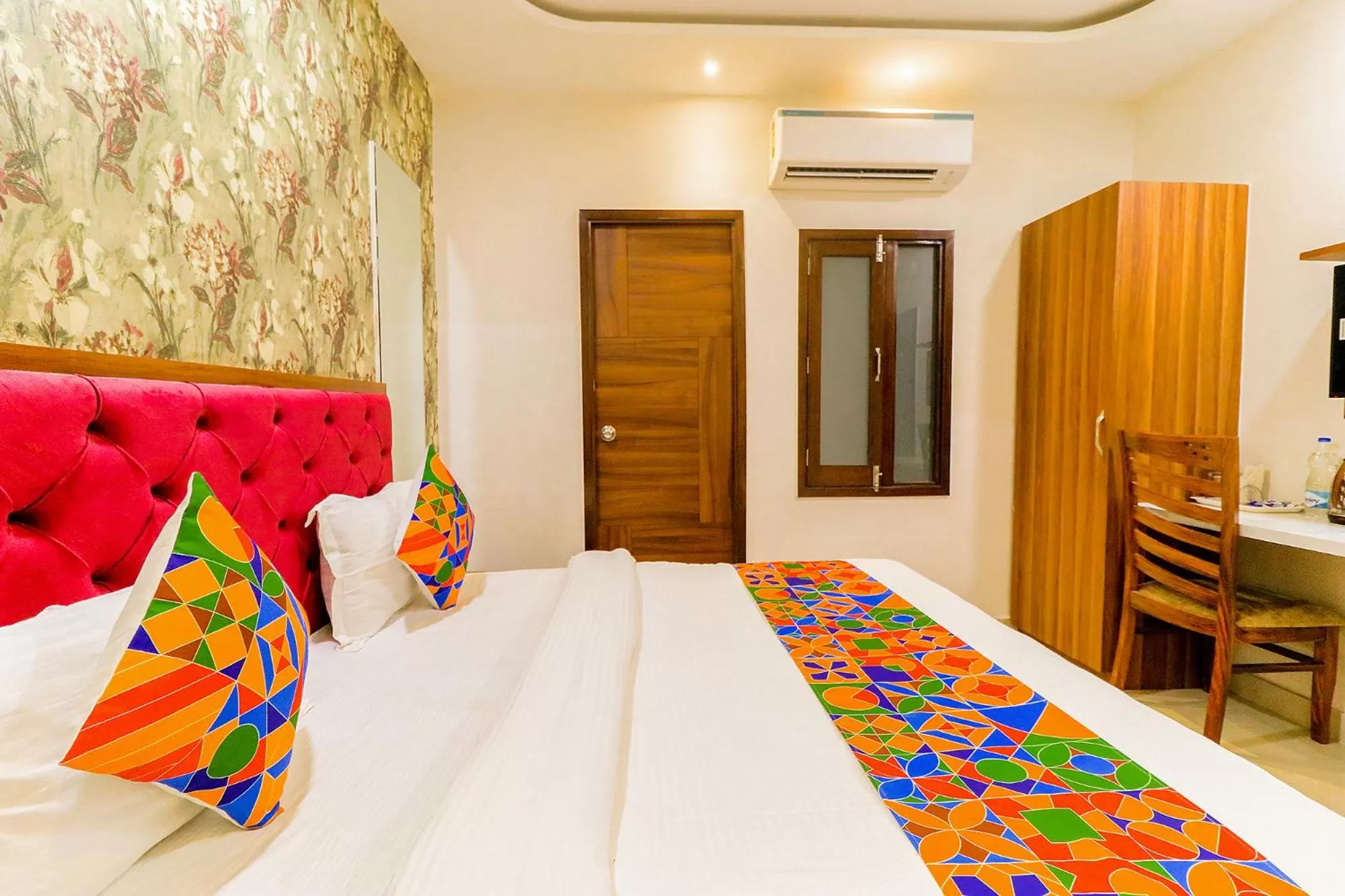 Bedroom, Bed in FabHotel Golden Velvet