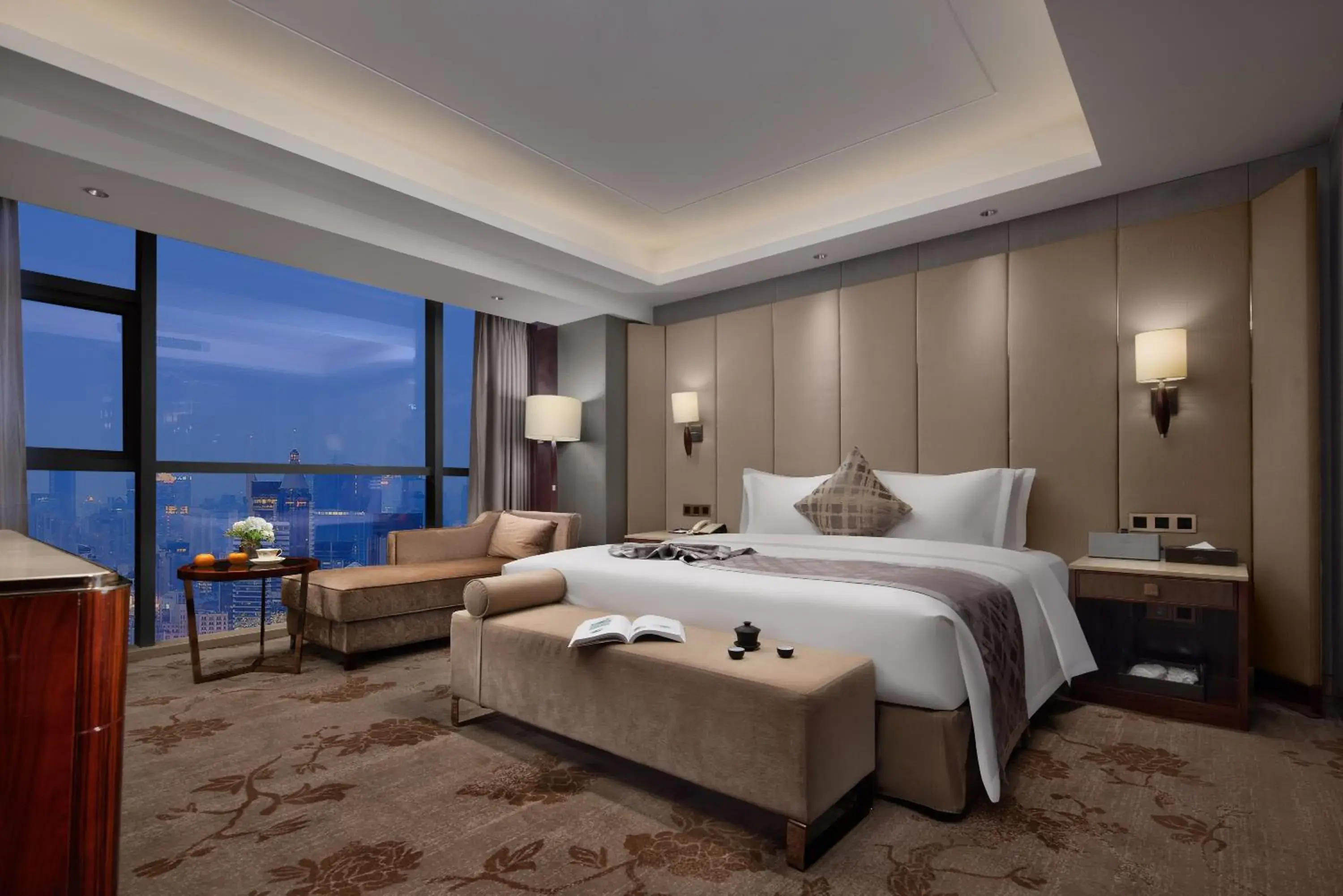 Bedroom in WorldHotel Grand Jiaxing Hunan