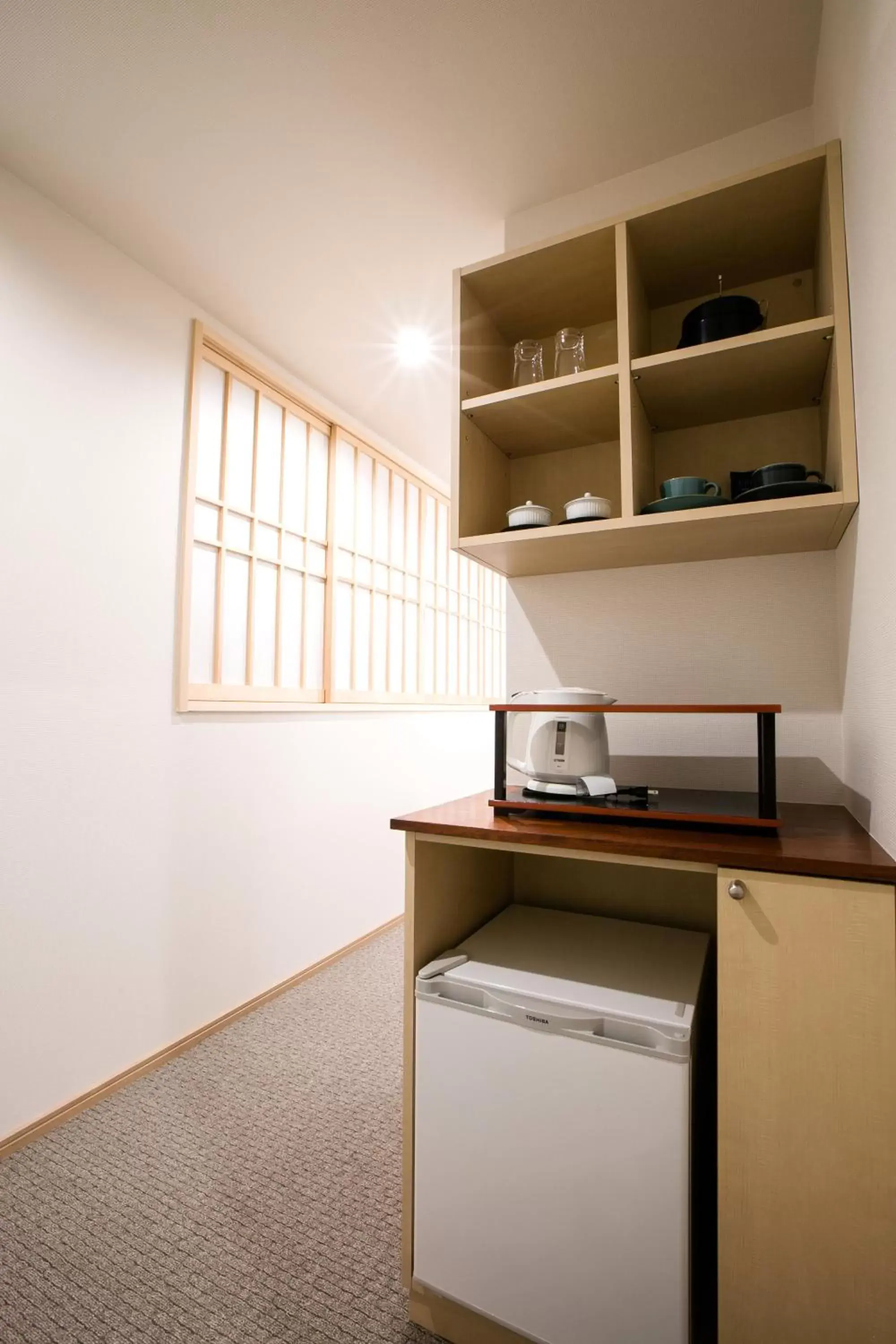 Decorative detail, Kitchen/Kitchenette in Kyoto Kamanza Hotel