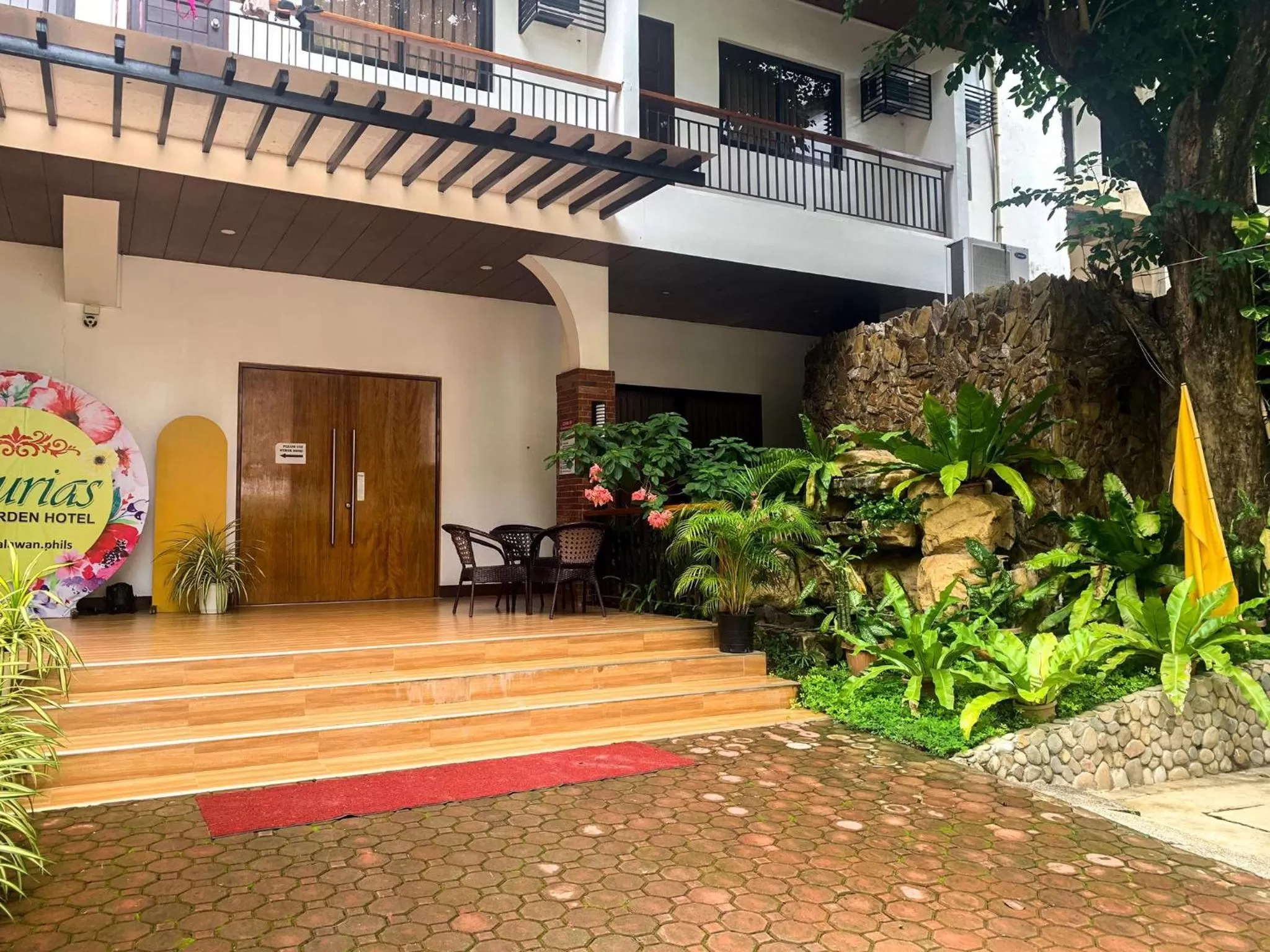 Property building in Jurias Garden Hotel