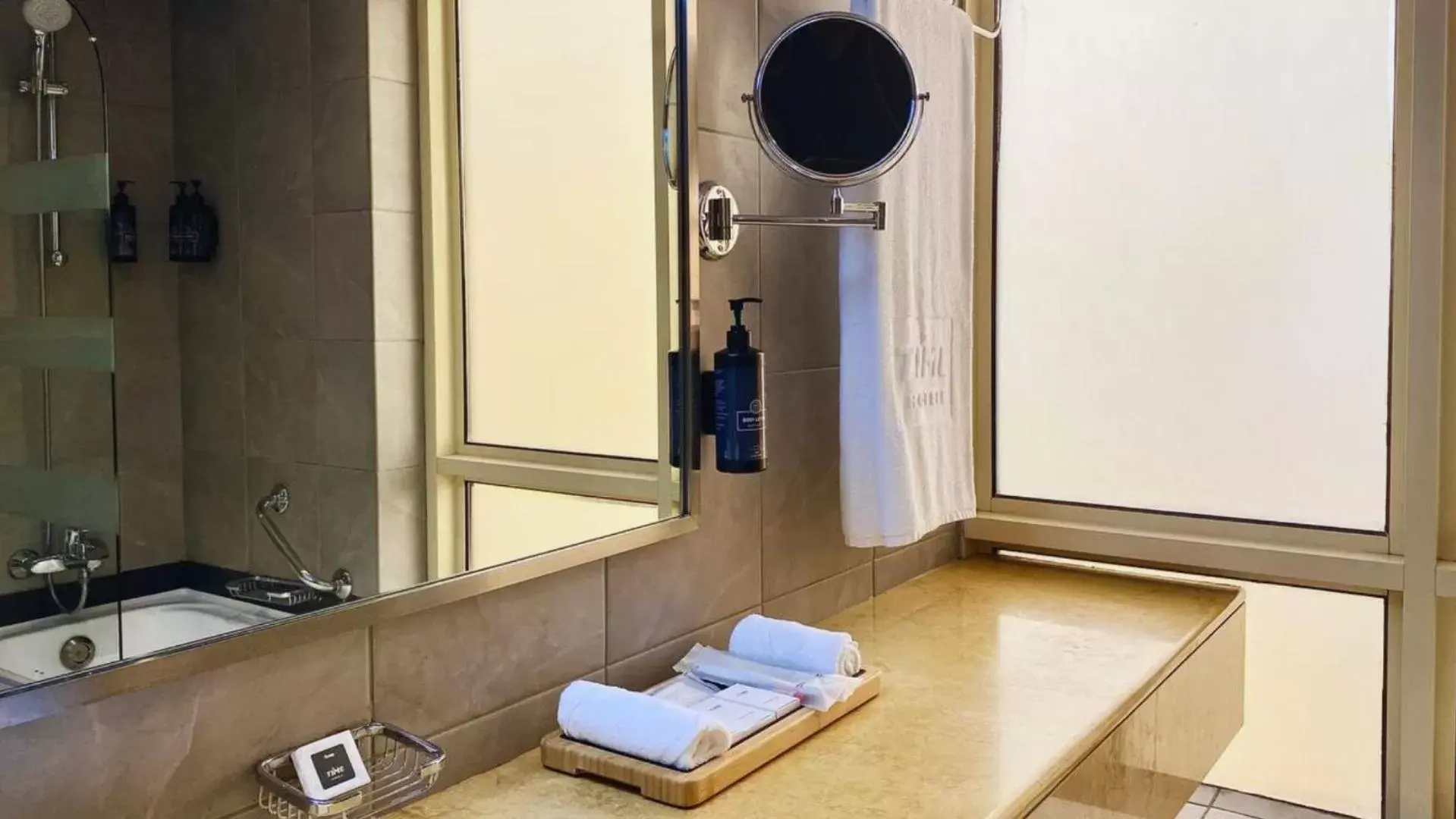 Bathroom in TIME Grand Plaza Hotel, Dubai Airport
