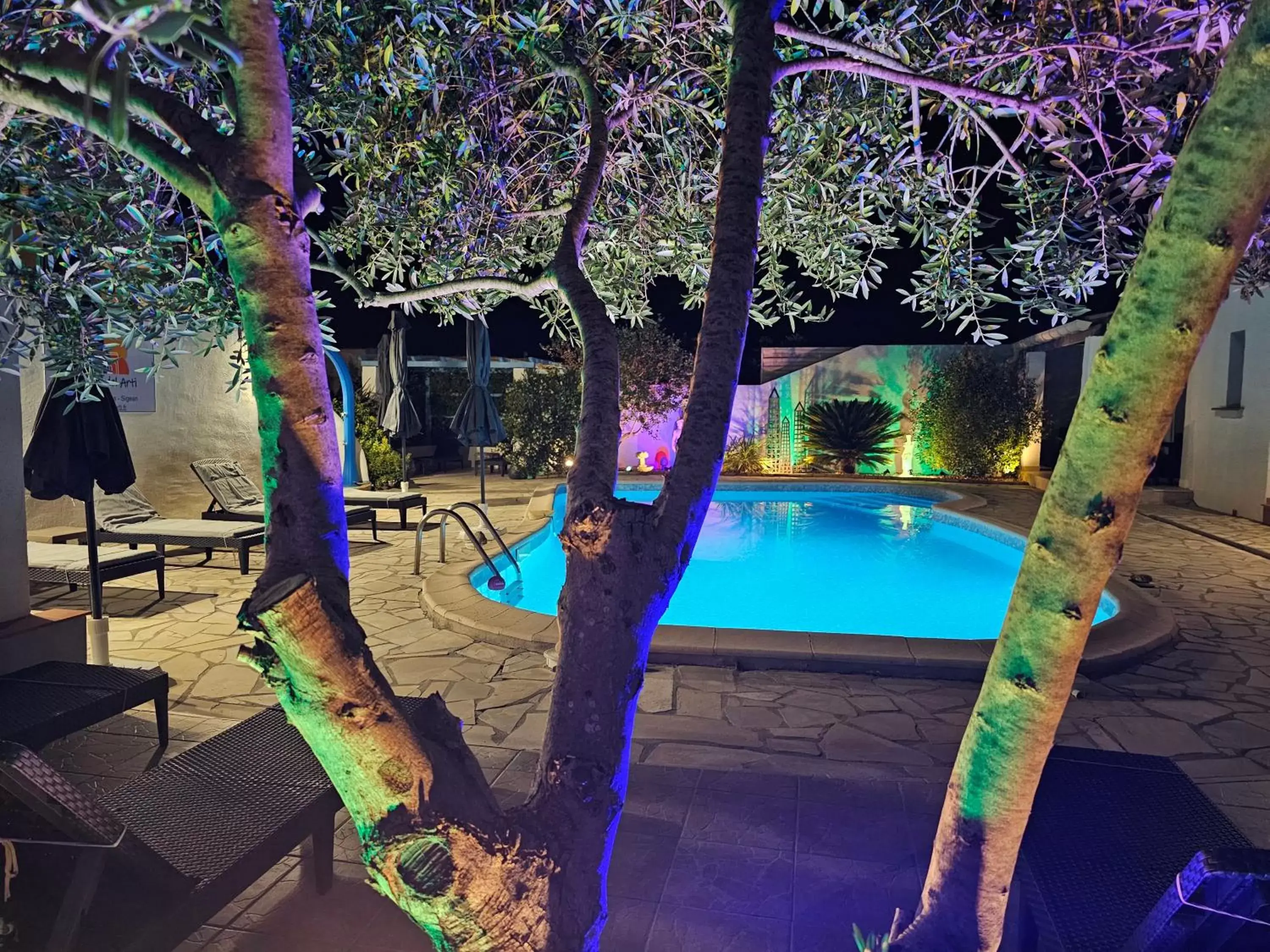 Patio, Swimming Pool in La Casa del Arti - Chambres d'hôtes