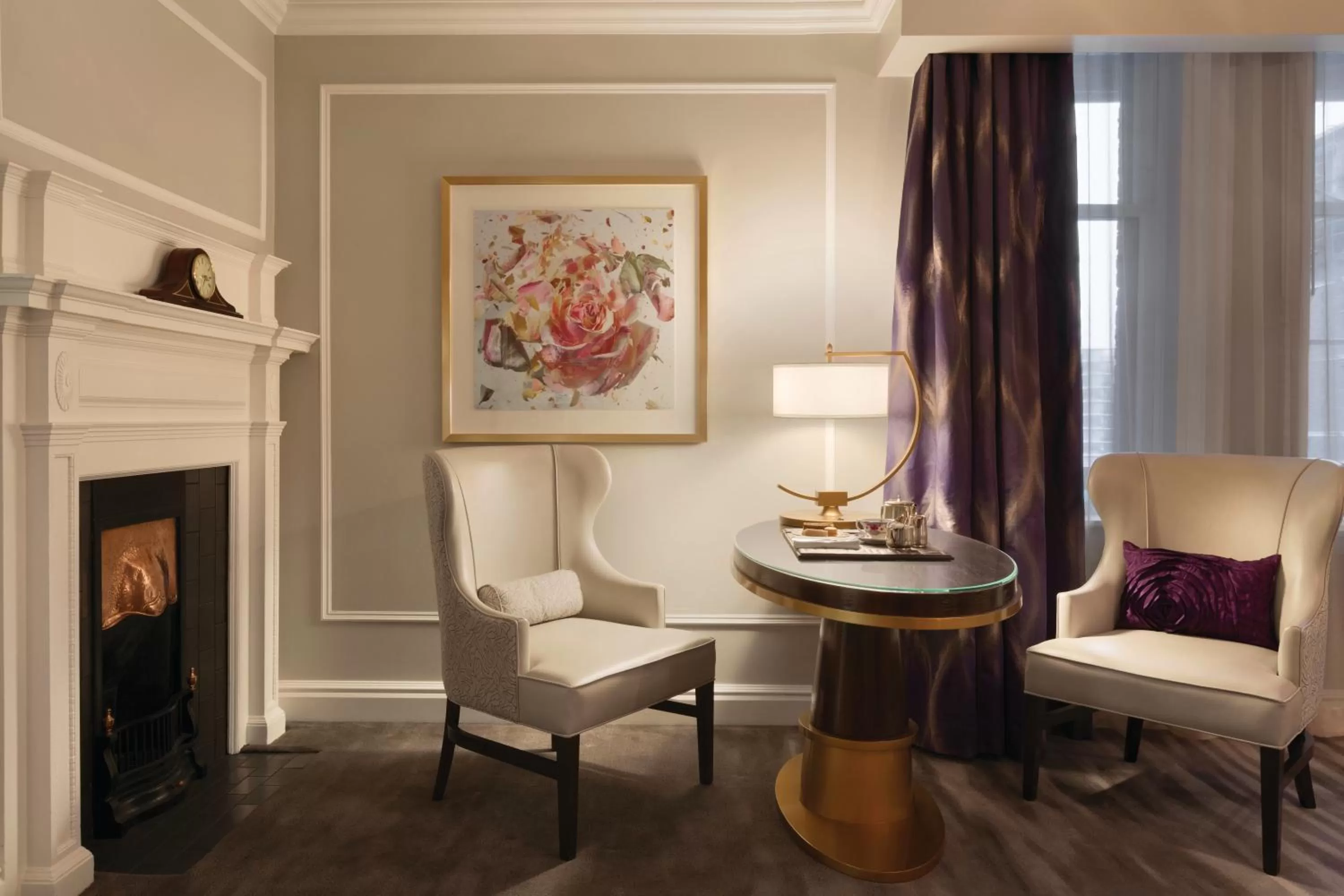 Seating area in Fairmont Empress Hotel