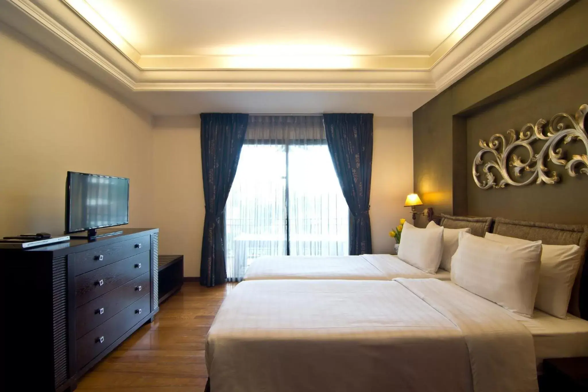 Bathroom, Bed in LK Mantra Pura Resort Bathroom, Bed in LK Mantra Pura Resort