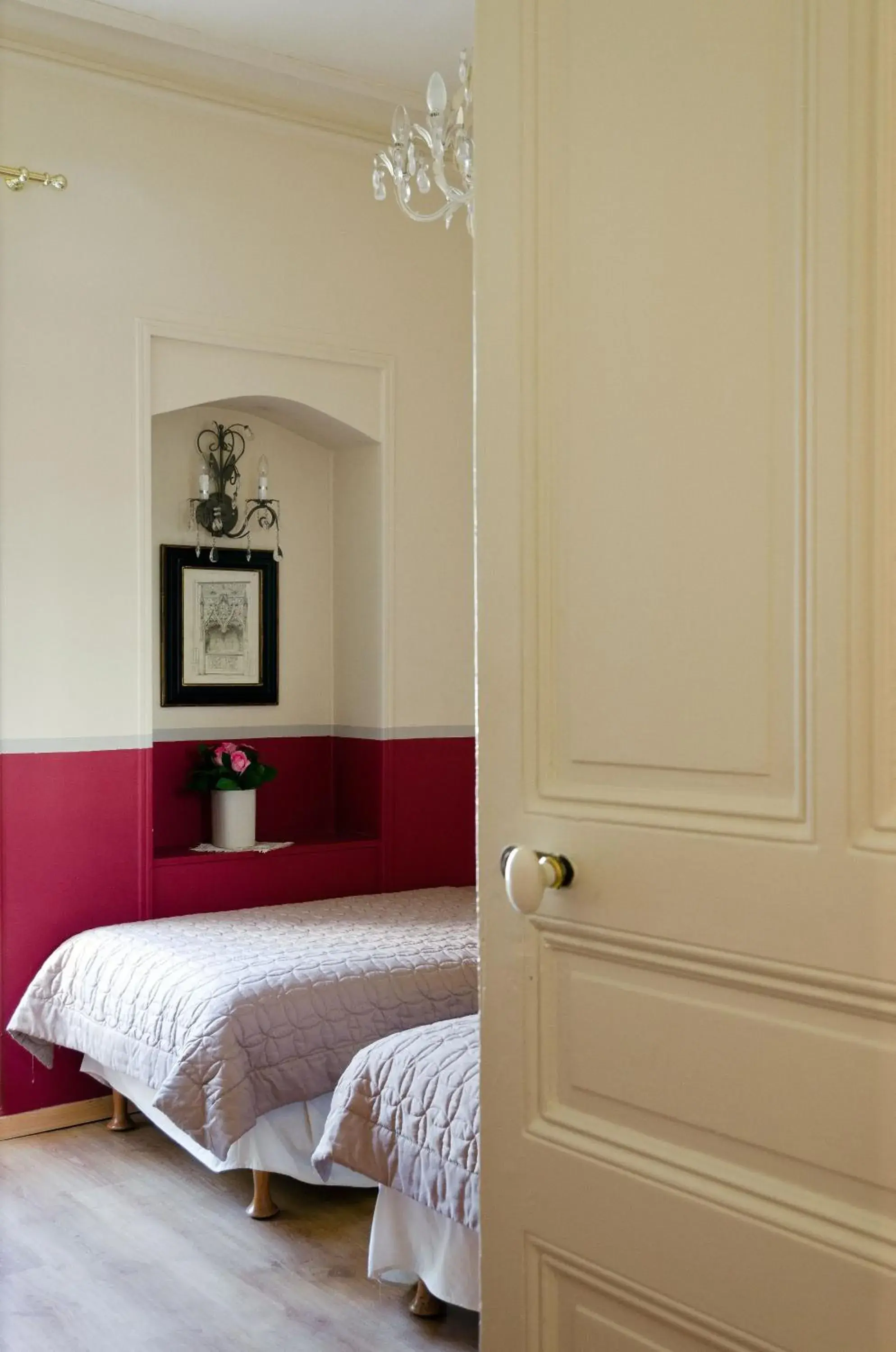 Bed in Hotel Villa Rivoli