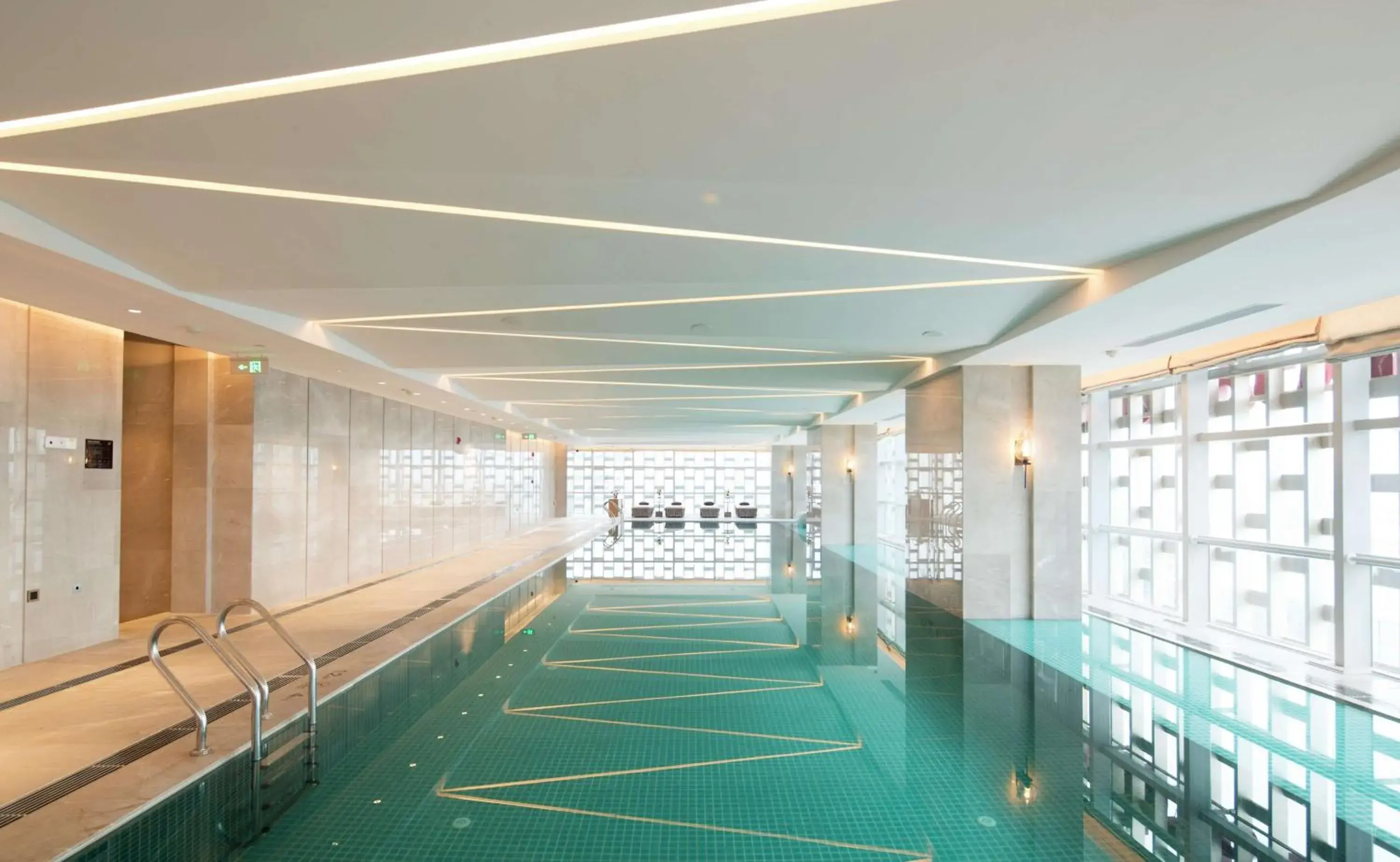 Pool view in Hilton Garden Inn Zhuhai Hengqin Pool view in Hilton Garden Inn Zhuhai Hengqin