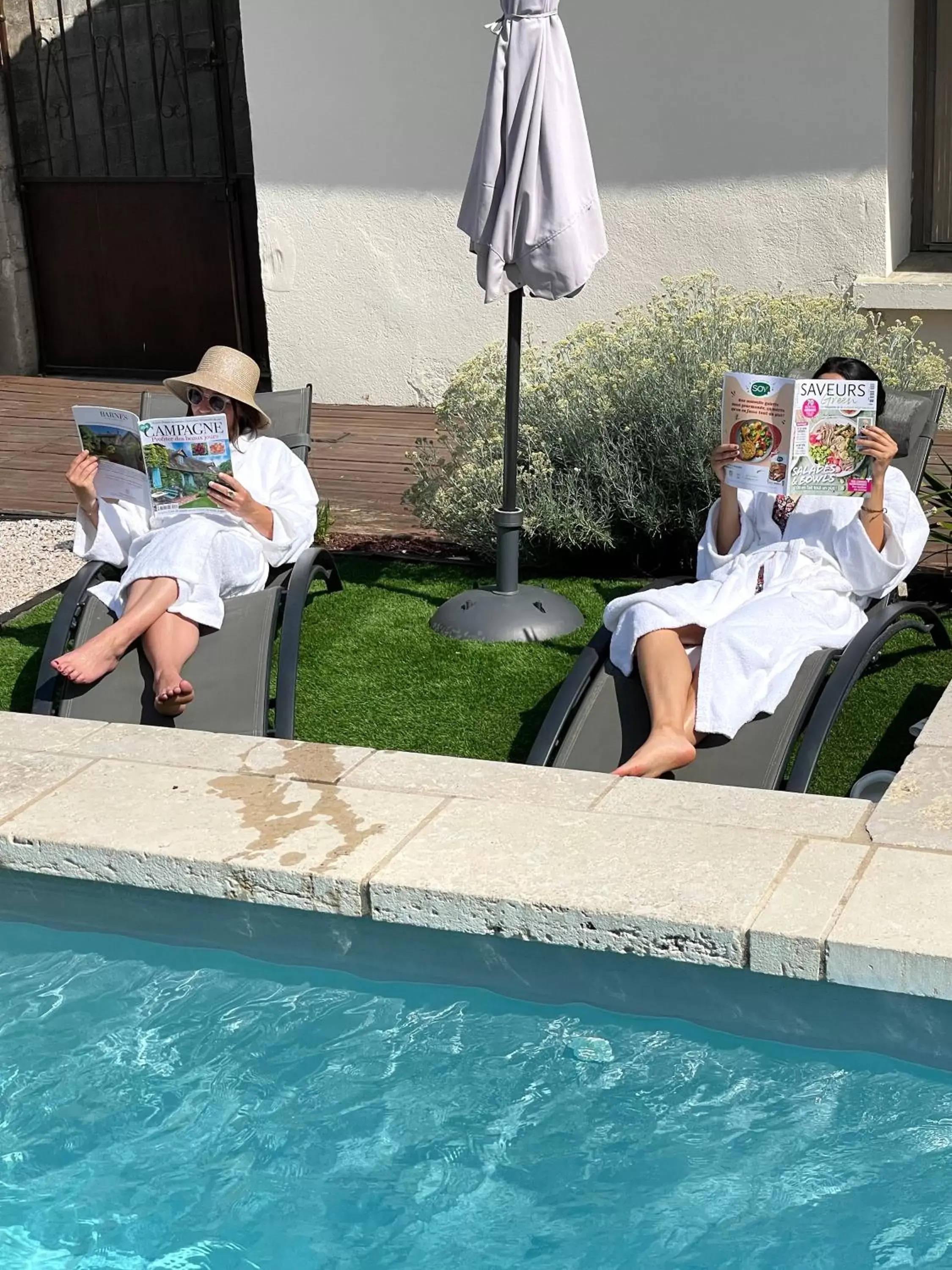 People, Swimming Pool in Le Couvent D'Herepian