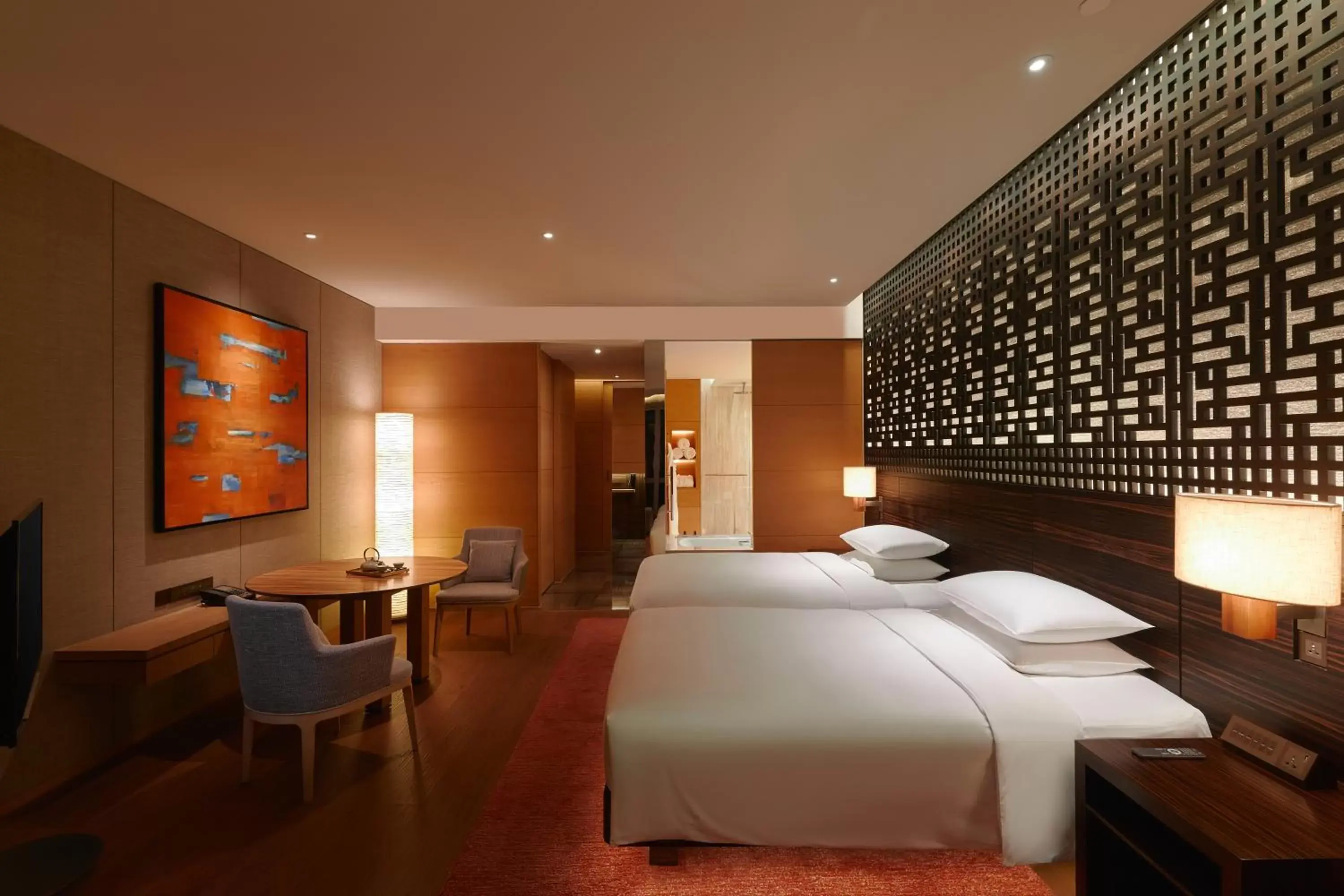 Photo of the whole room, Room Photo in Park Hyatt Guangzhou - Free Shuttle Bus To Canton Fair Complex During Canton Fair Period