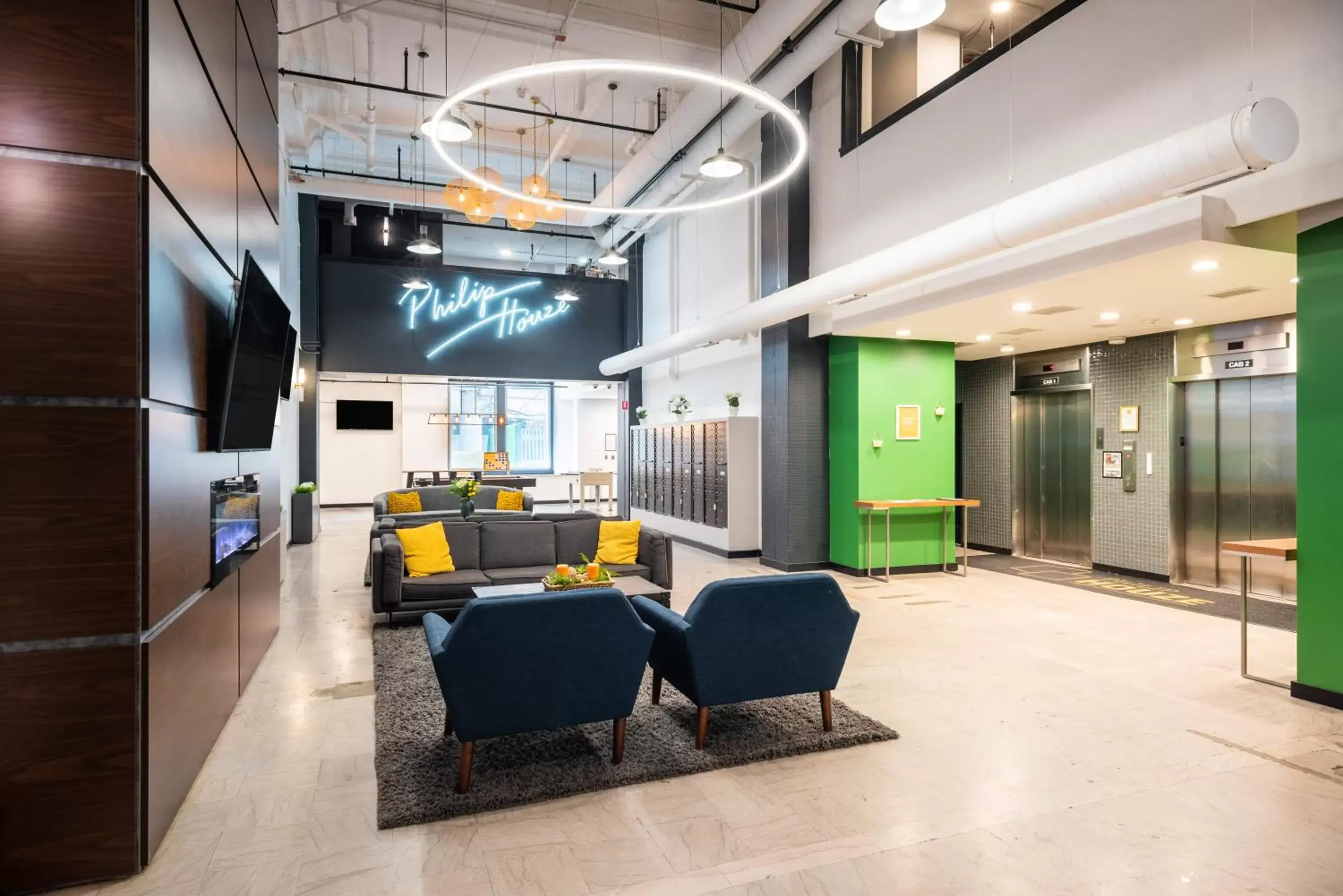 Property building, Lobby/Reception in Mint House Detroit - Times Square