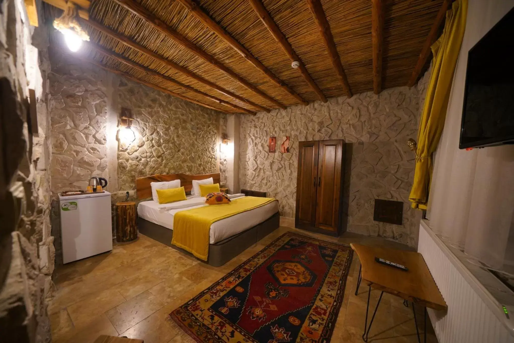 Bedroom, Bed in Cappadocia Nar Cave House & Hot Swimming Pool