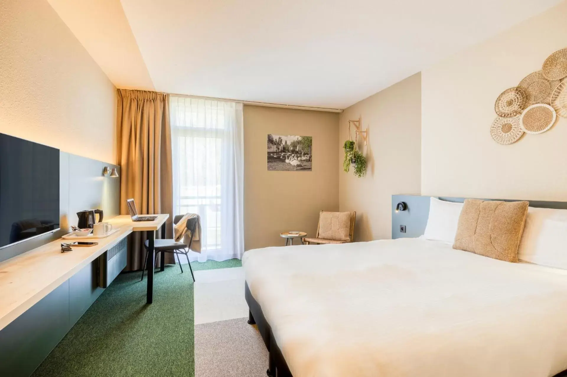 Bedroom, Bed in Green Park Hotel Brugge