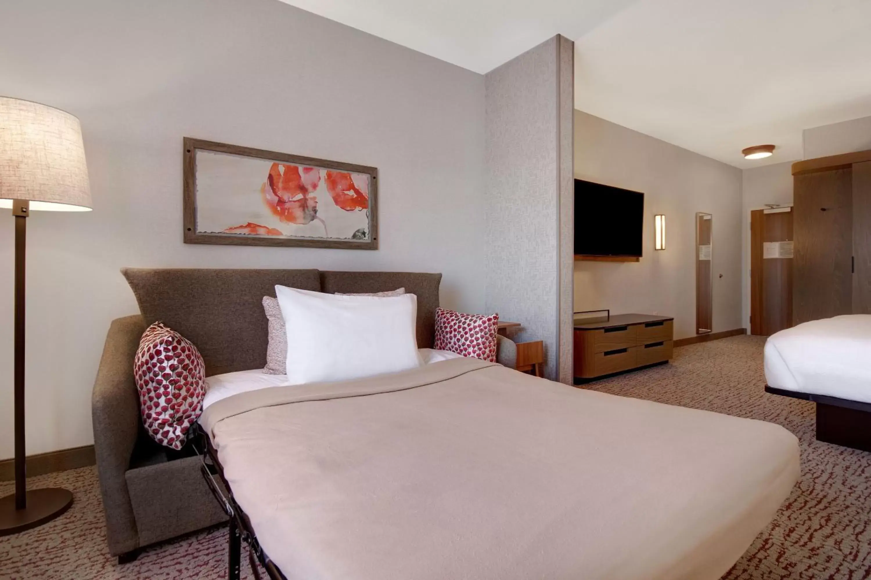 Living room, Bed in Fairfield Inn & Suites Lancaster Palmdale