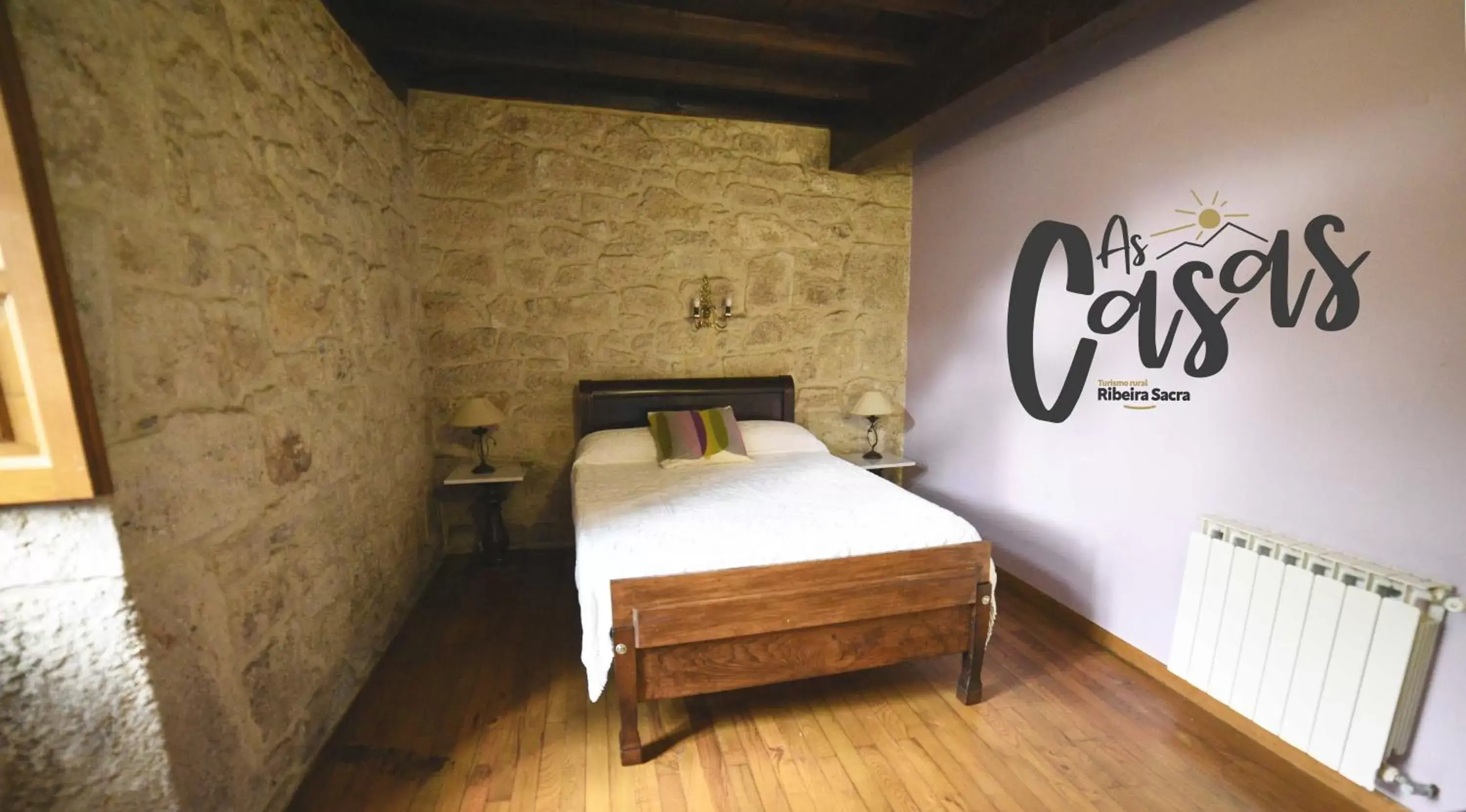 Bed in As Casas Ribeira Sacra