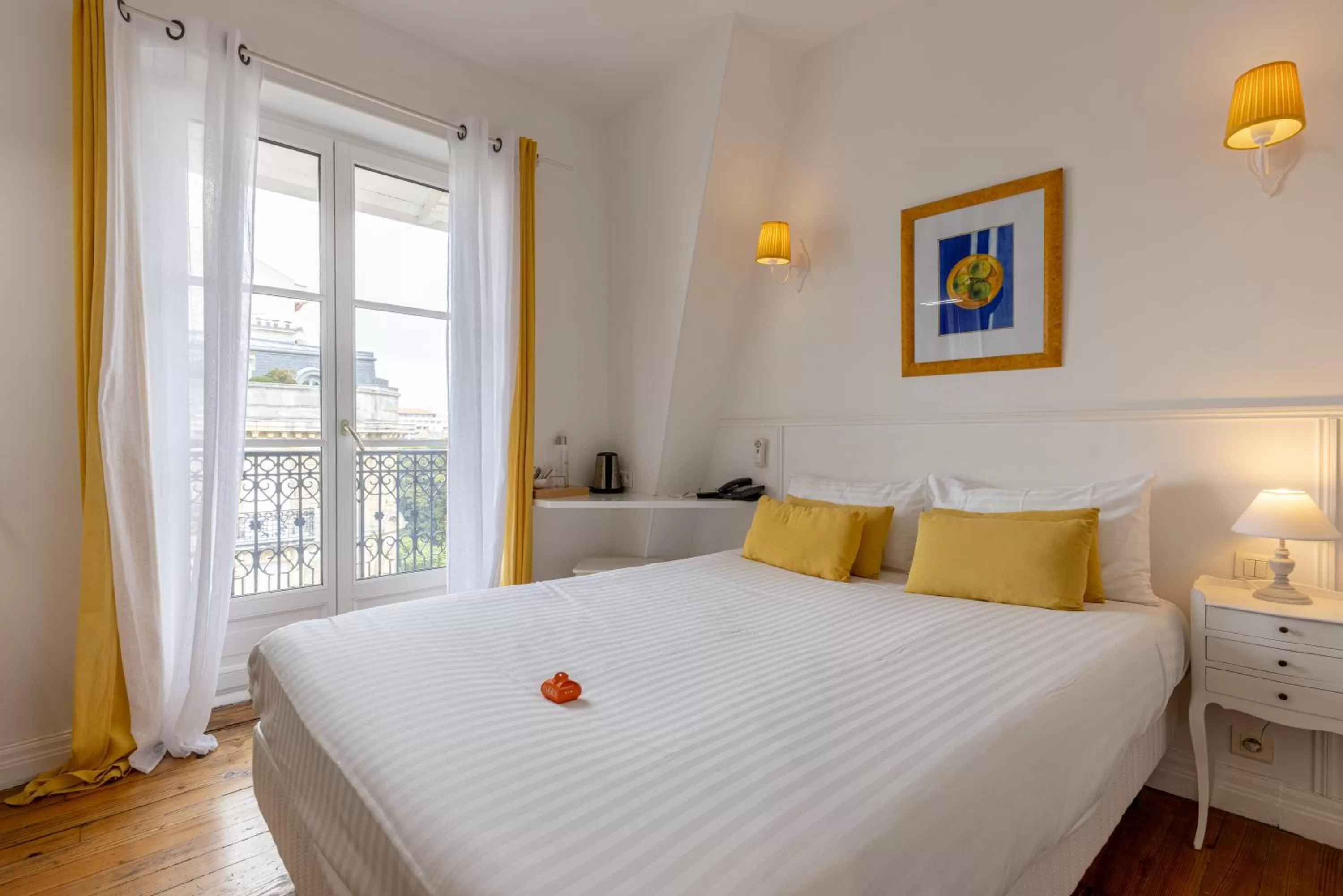 Bedroom, Bed in Hôtel & Espace Bien-être La Maison du Lierre