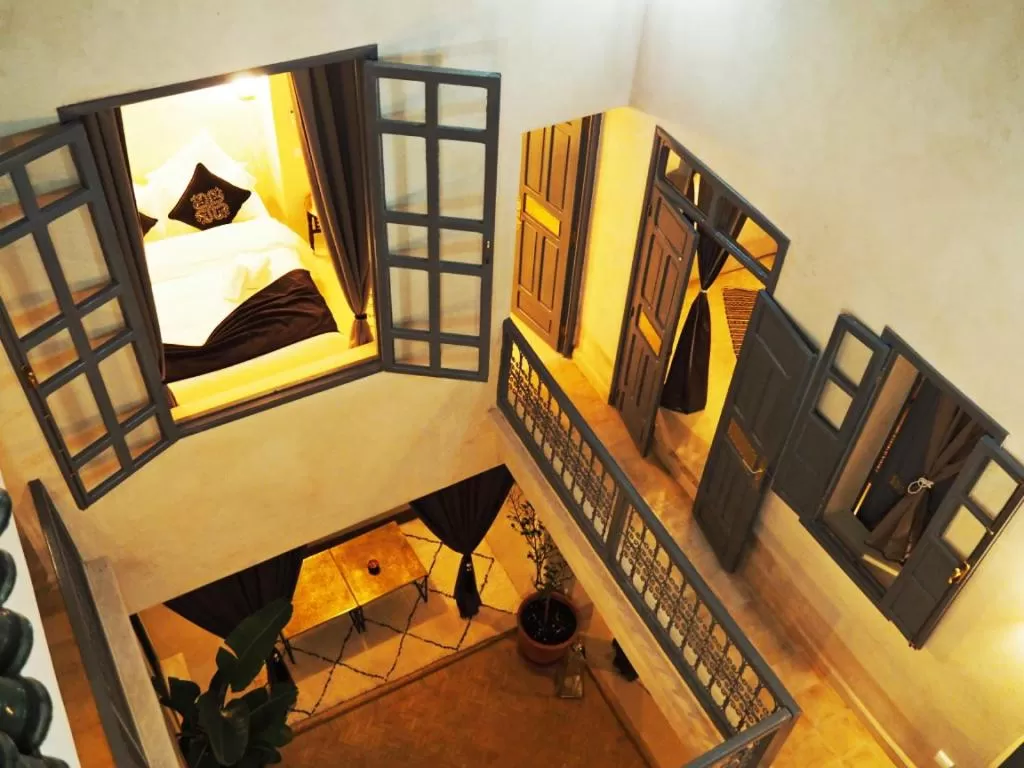 Patio in Riad La Porte de l'oasis