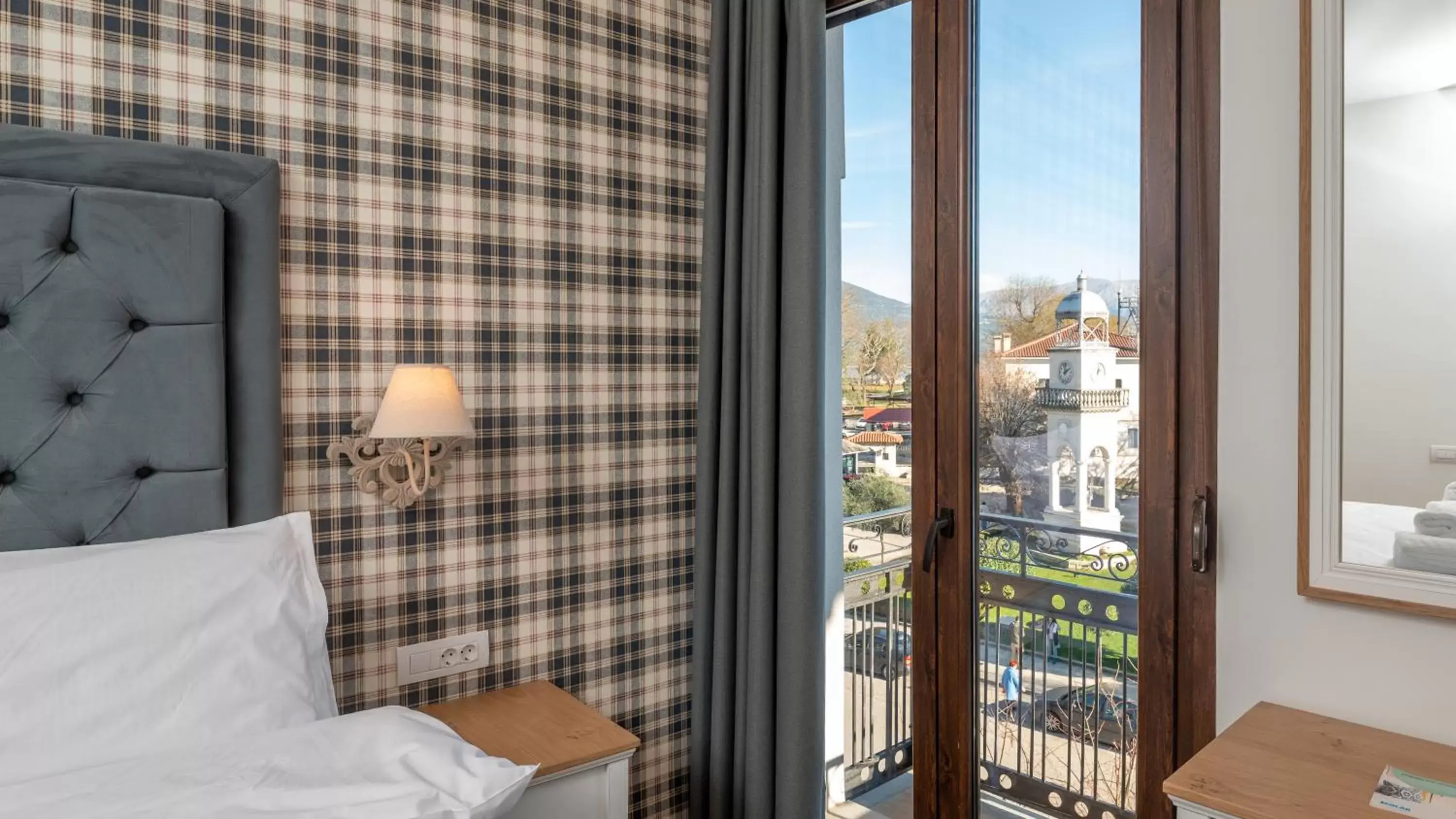 View (from property/room), Bed in Brettania Hotel View (from property/room), Bed in Brettania Hotel