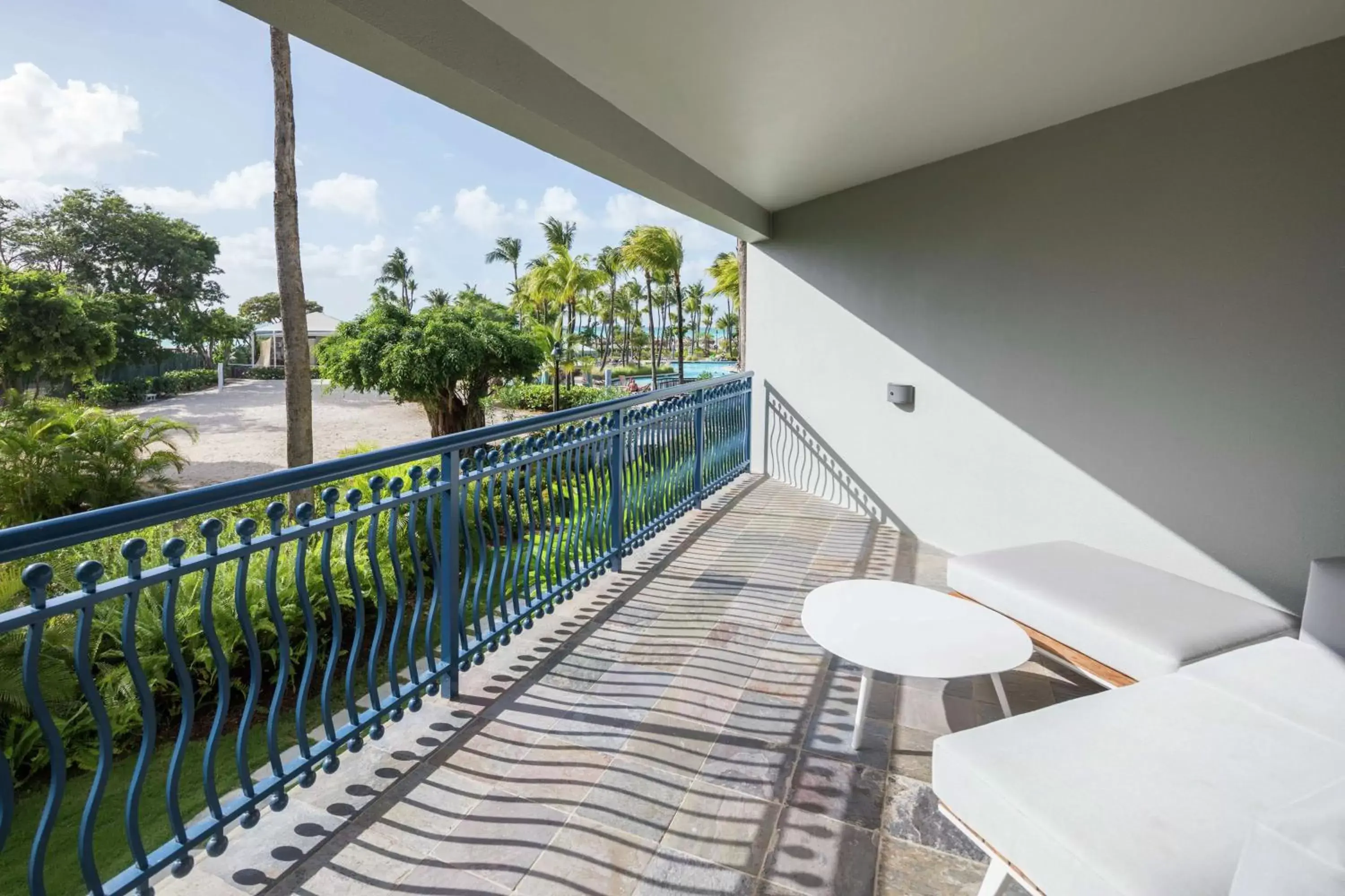 View (from property/room), Balcony/Terrace in Hilton Aruba Caribbean Resort & Casino