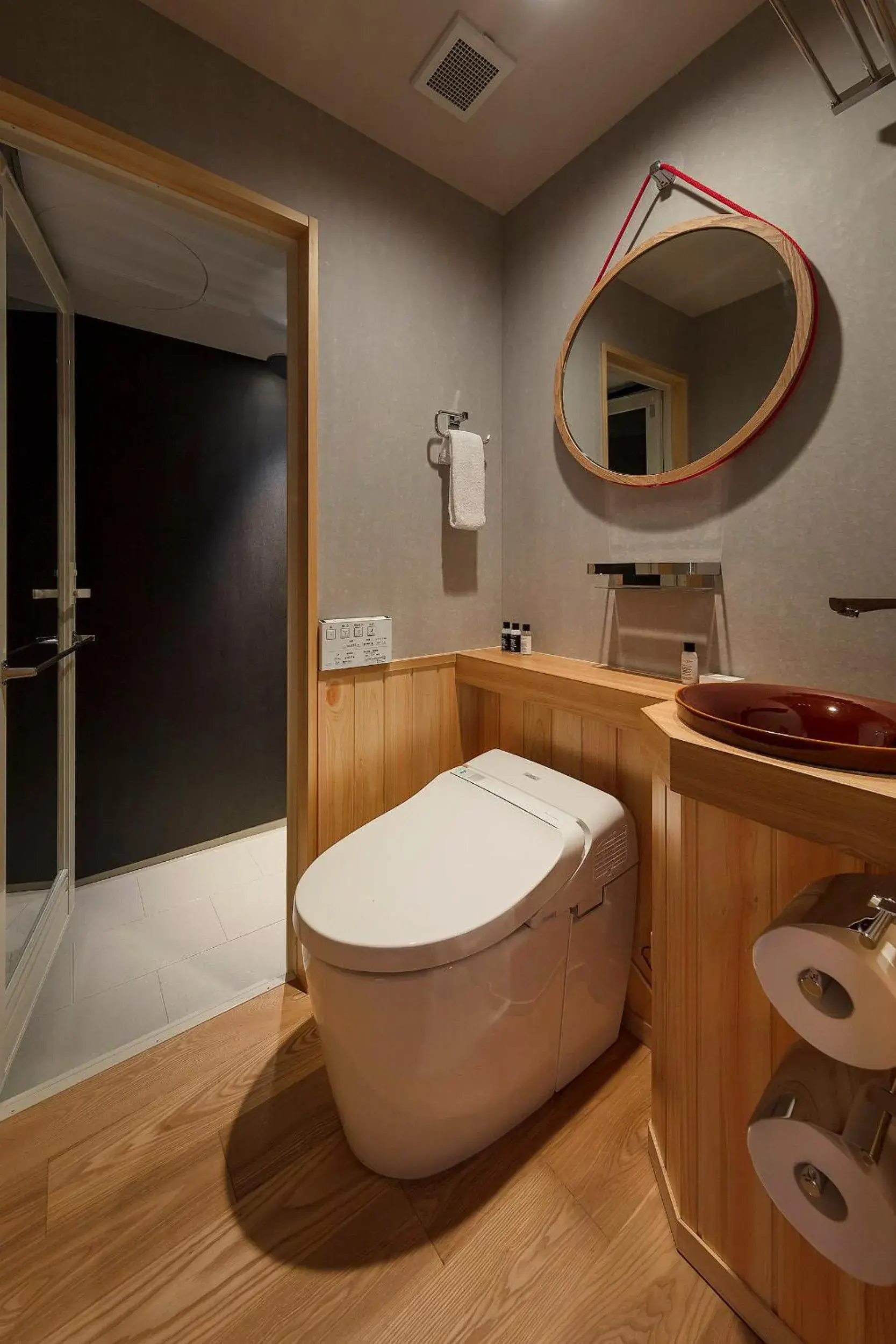 Shower, Bathroom in Gozan Hotel & Serviced Apartment Higashiyama Sanjo