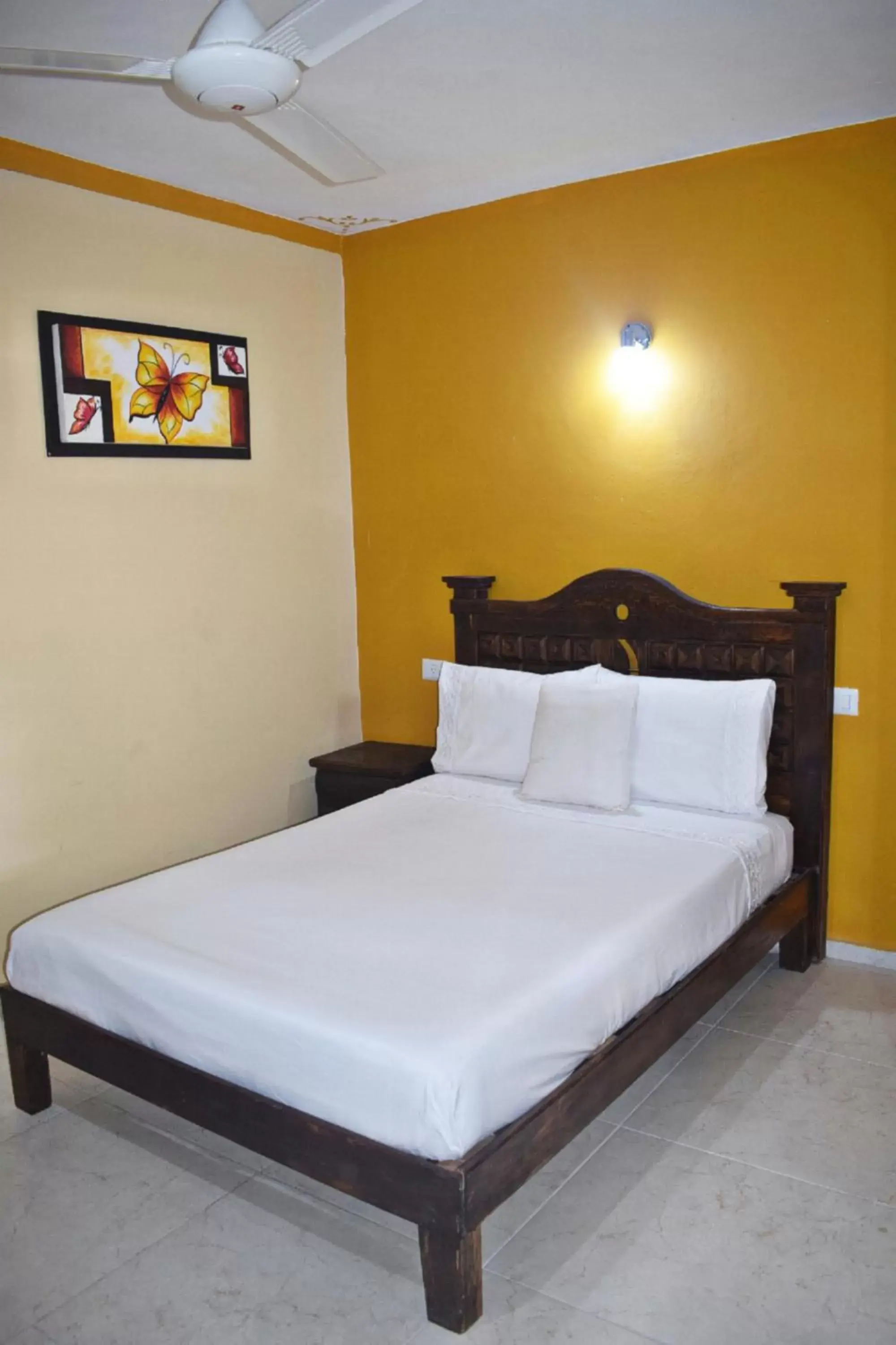 Bed in Hotel Casa Rico