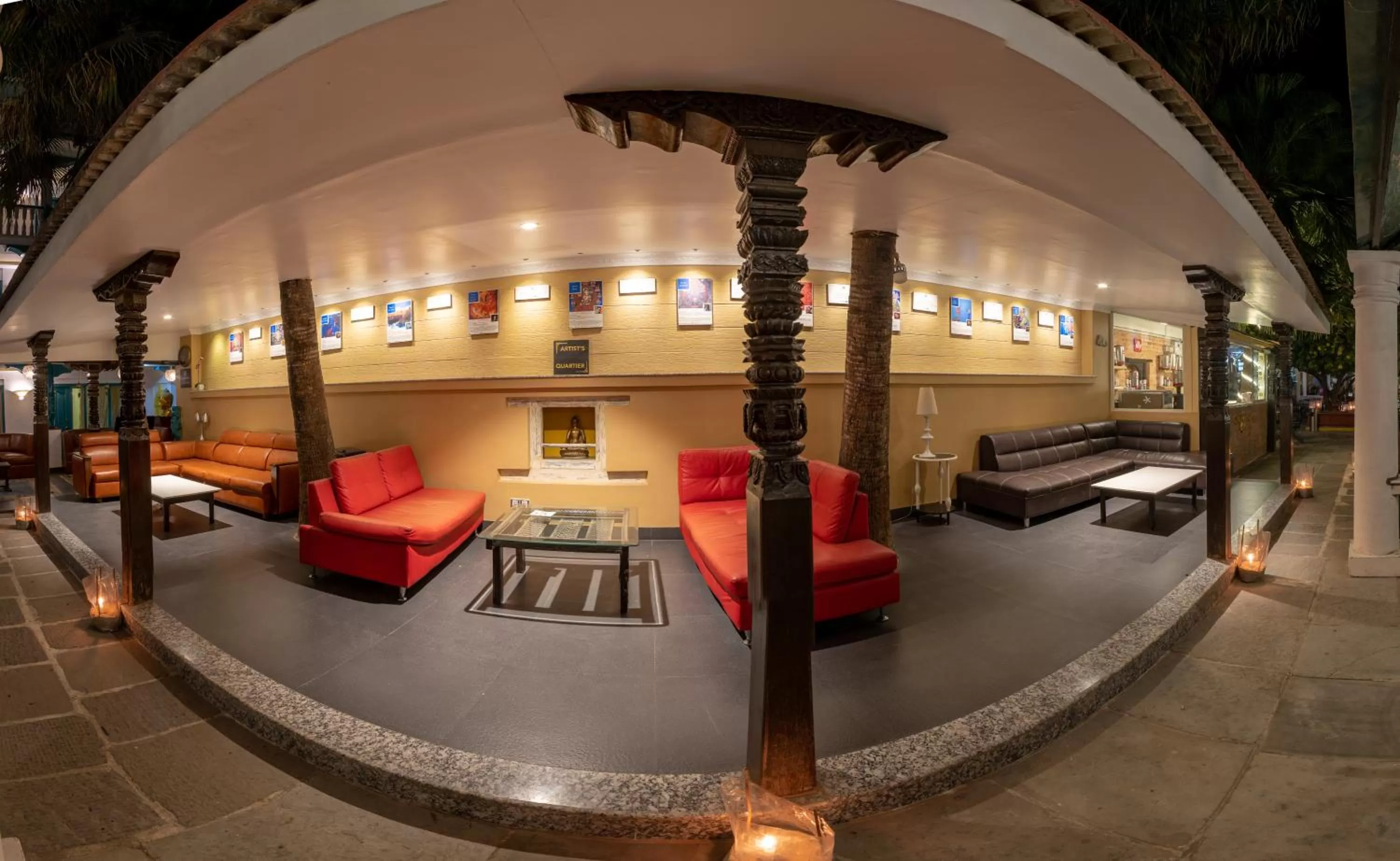 Seating area in Kathmandu Guest House by KGH Group